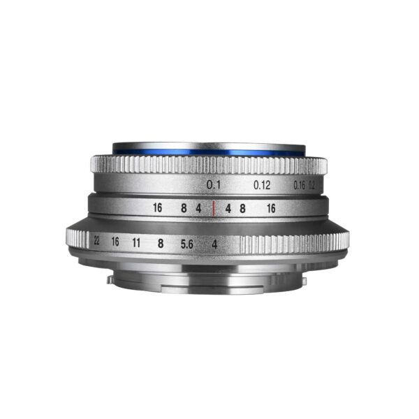 10mm f/4 Cookie Fuji X (zilver)