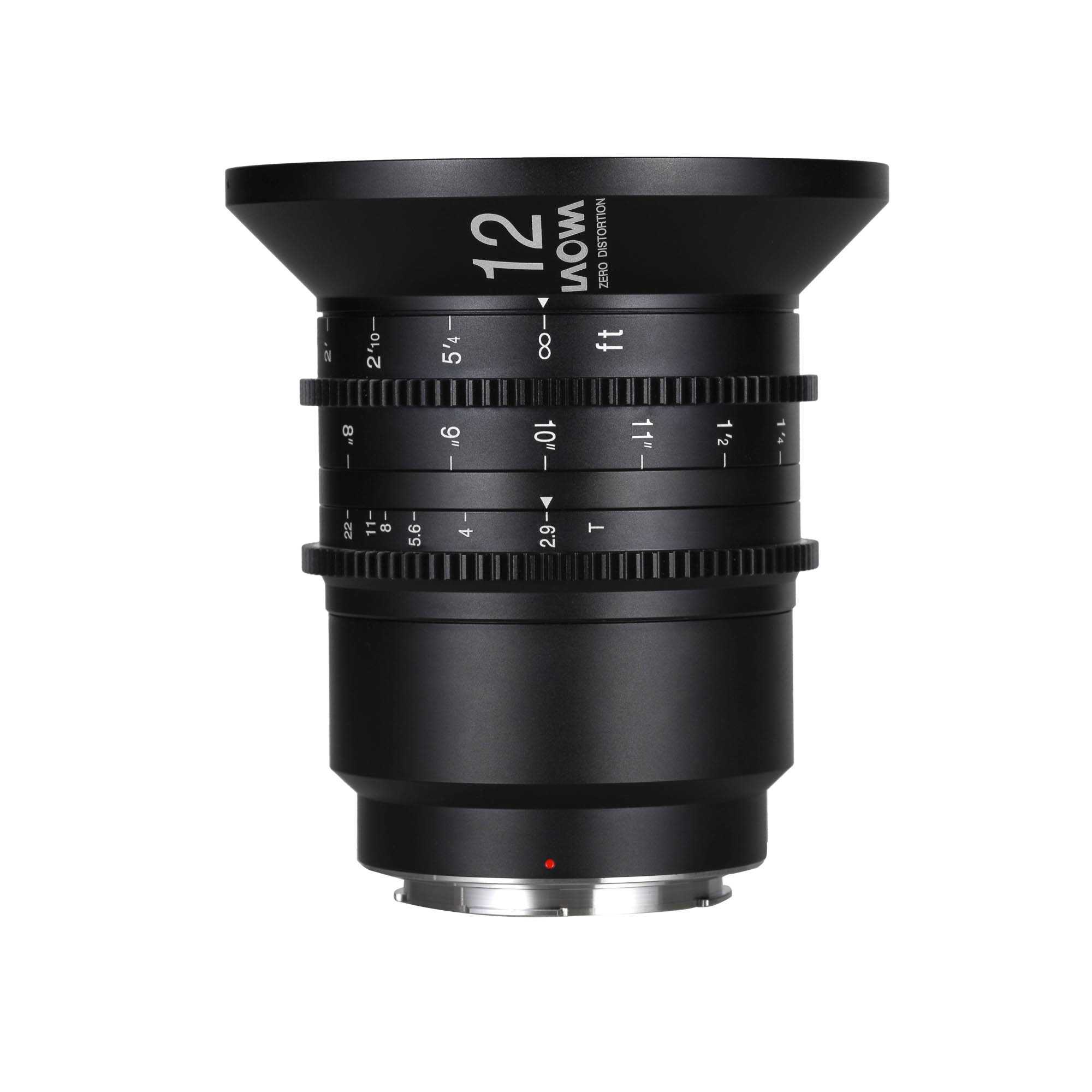12mm T2.9 Zero-D Cine Lens - L-mount