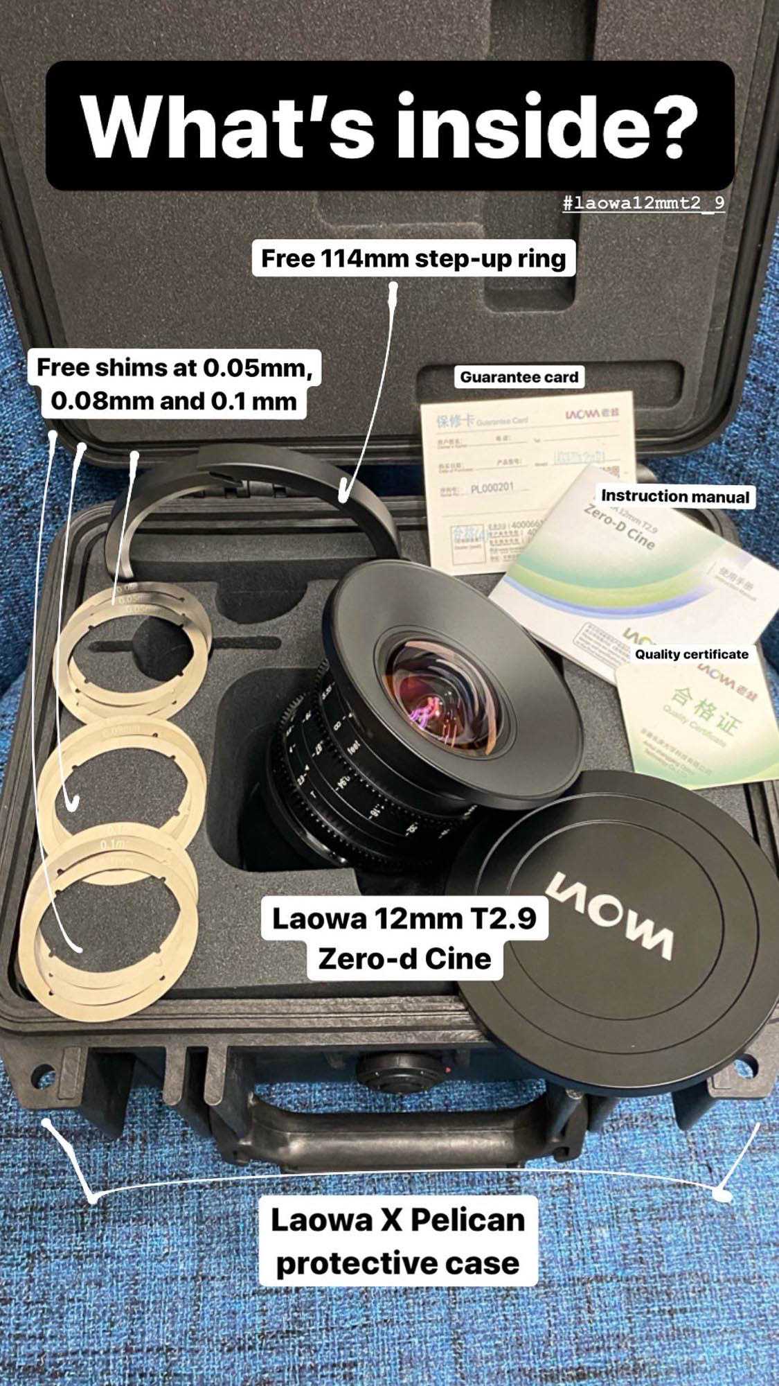 12mm T2.9 Zero-D Cine Lens - L-mount - Afbeelding 10