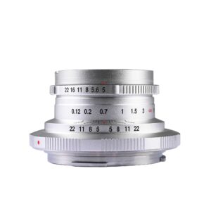 15mm f/5 Cookie FF Canon RF (zilver)