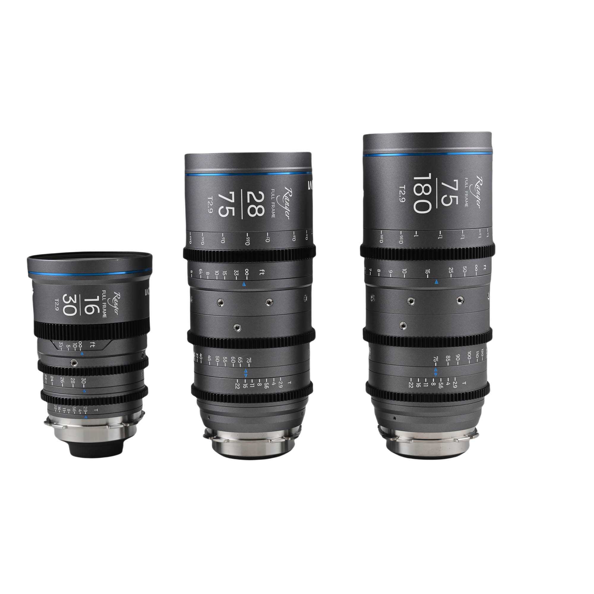 Ranger LITE (16-30/28-75/75-180) 3-Lens Bundle - Arri PL/ EF