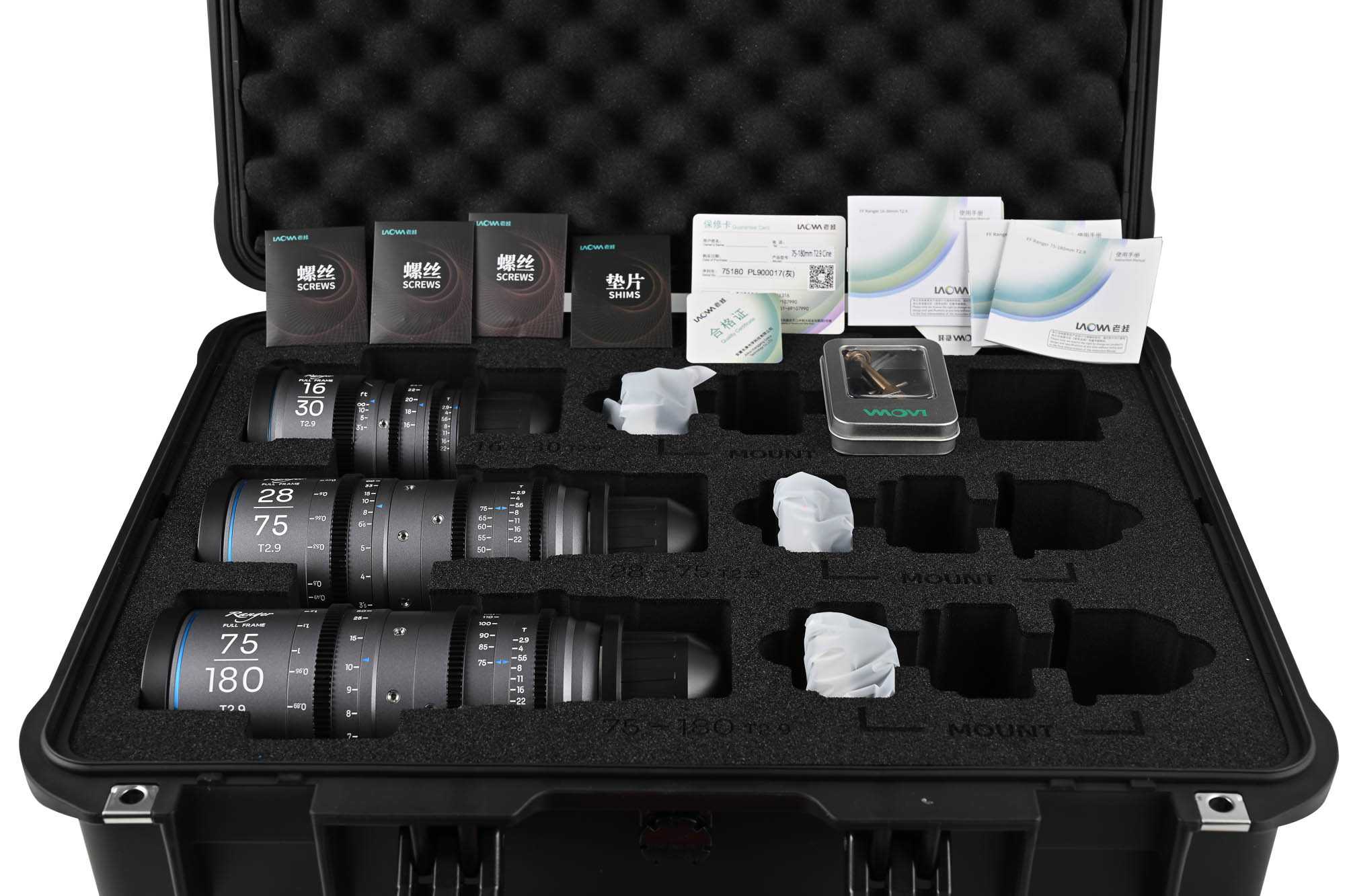 Ranger LITE (16-30/28-75/75-180) 3-Lens Bundle - Arri PL/ EF - Afbeelding 3