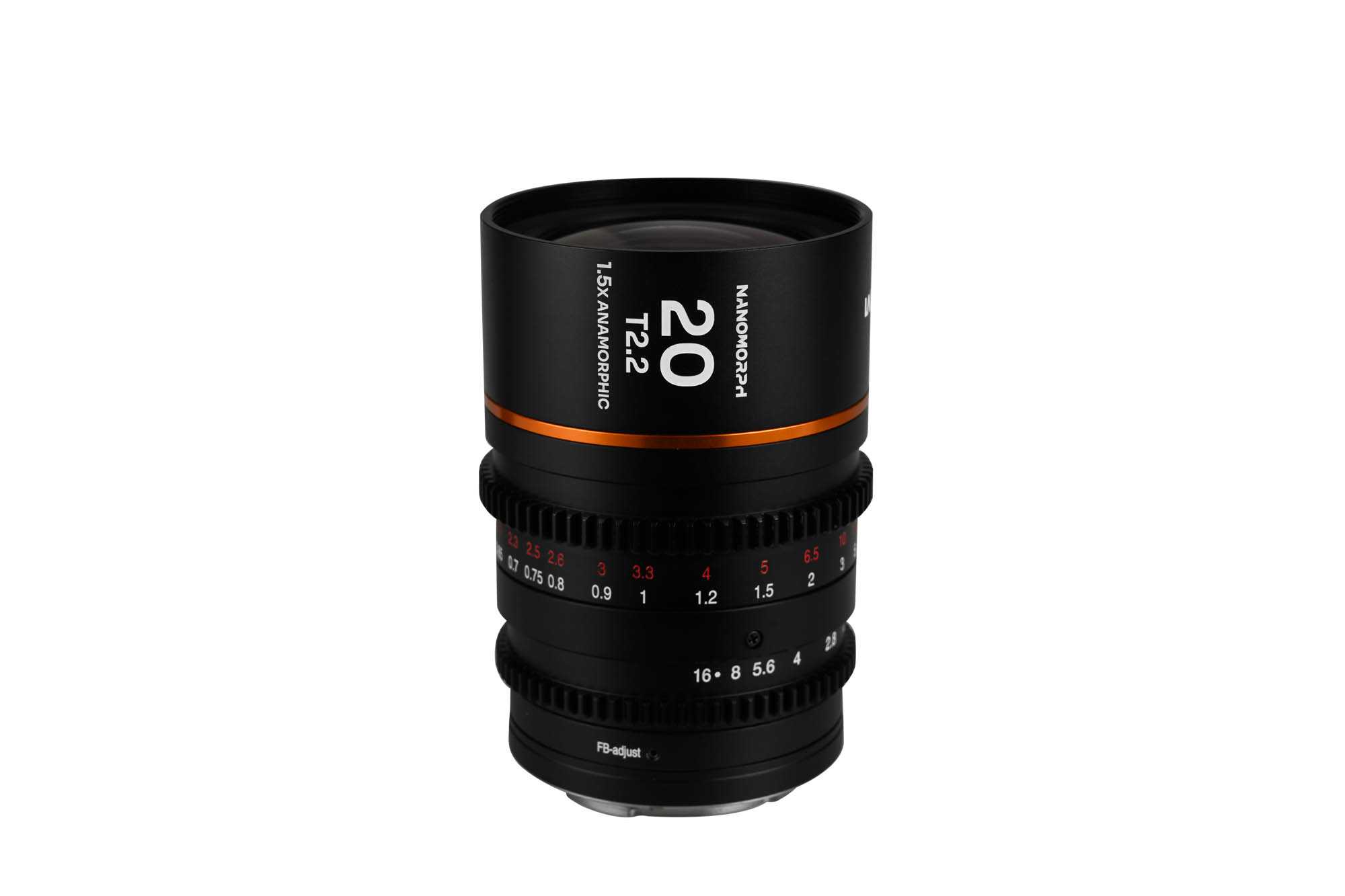 Nanomorph 20mm T2.2 1.5X MFT (Amber) MFT - Afbeelding 2