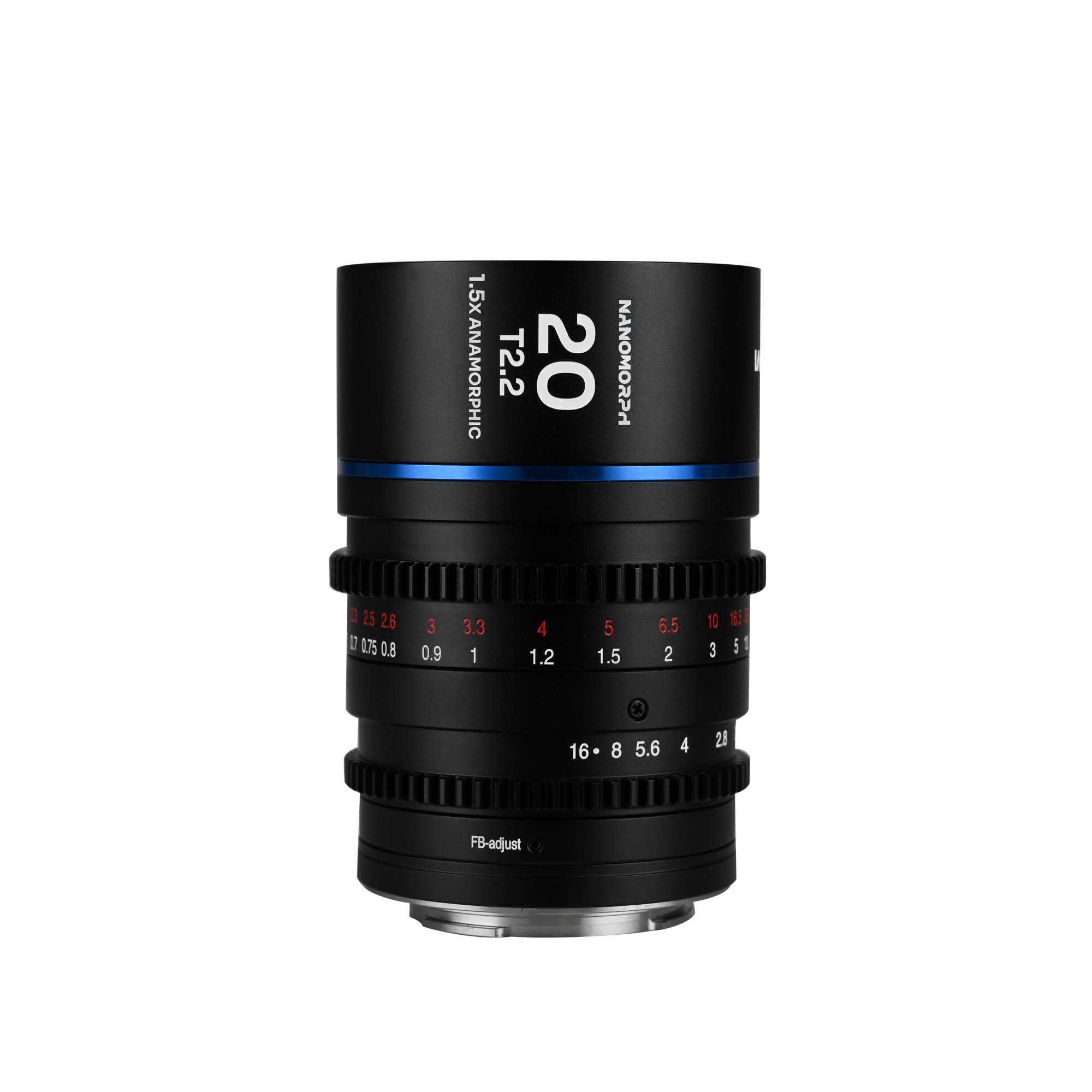 Nanomorph 20mm T2.2 1.5X MFT (Blue) MFT