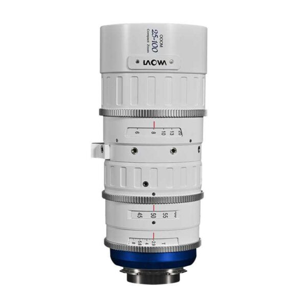 OOOM 25-100mm T2.9 Zero-D Cine lens White