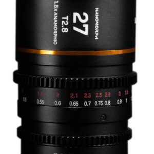 Nanomorph 27mm T2.8 1.5X S35 (Amber) Canon RF