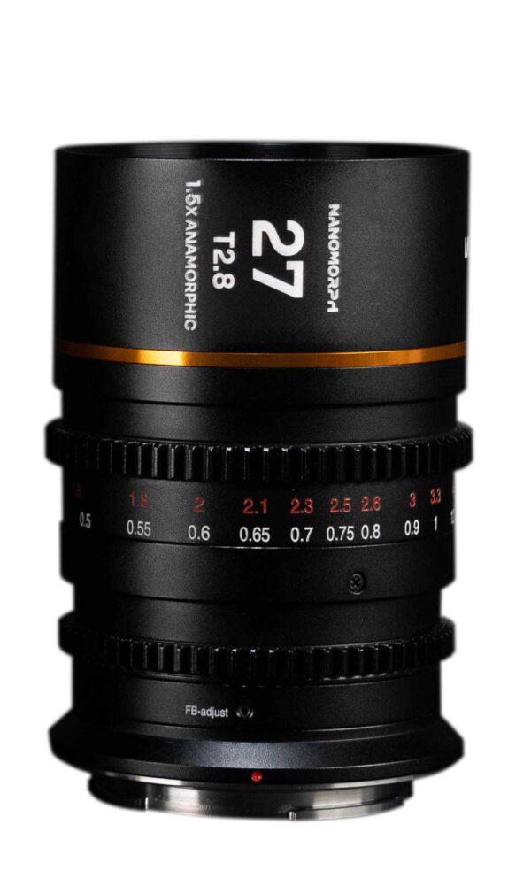 Nanomorph 27mm T2.8 1.5X S35 (Amber) Fuji X