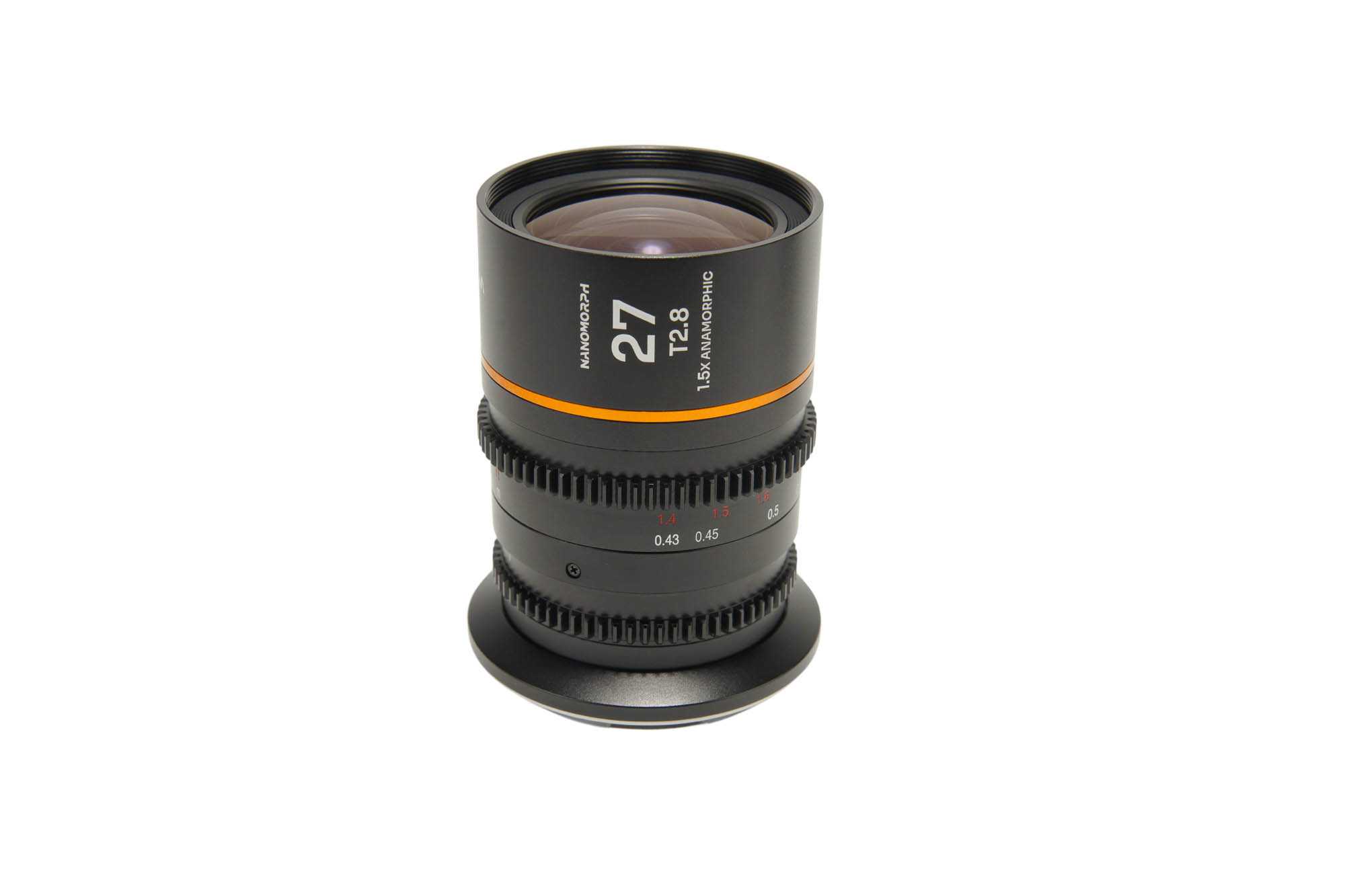 Nanomorph 27mm T2.8 1.5X S35 (Amber) MFT - Afbeelding 2