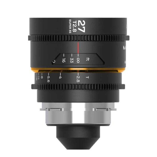 Nanomorph 27mm T2.8 1.5X S35 (Amber) Arri PL+EF