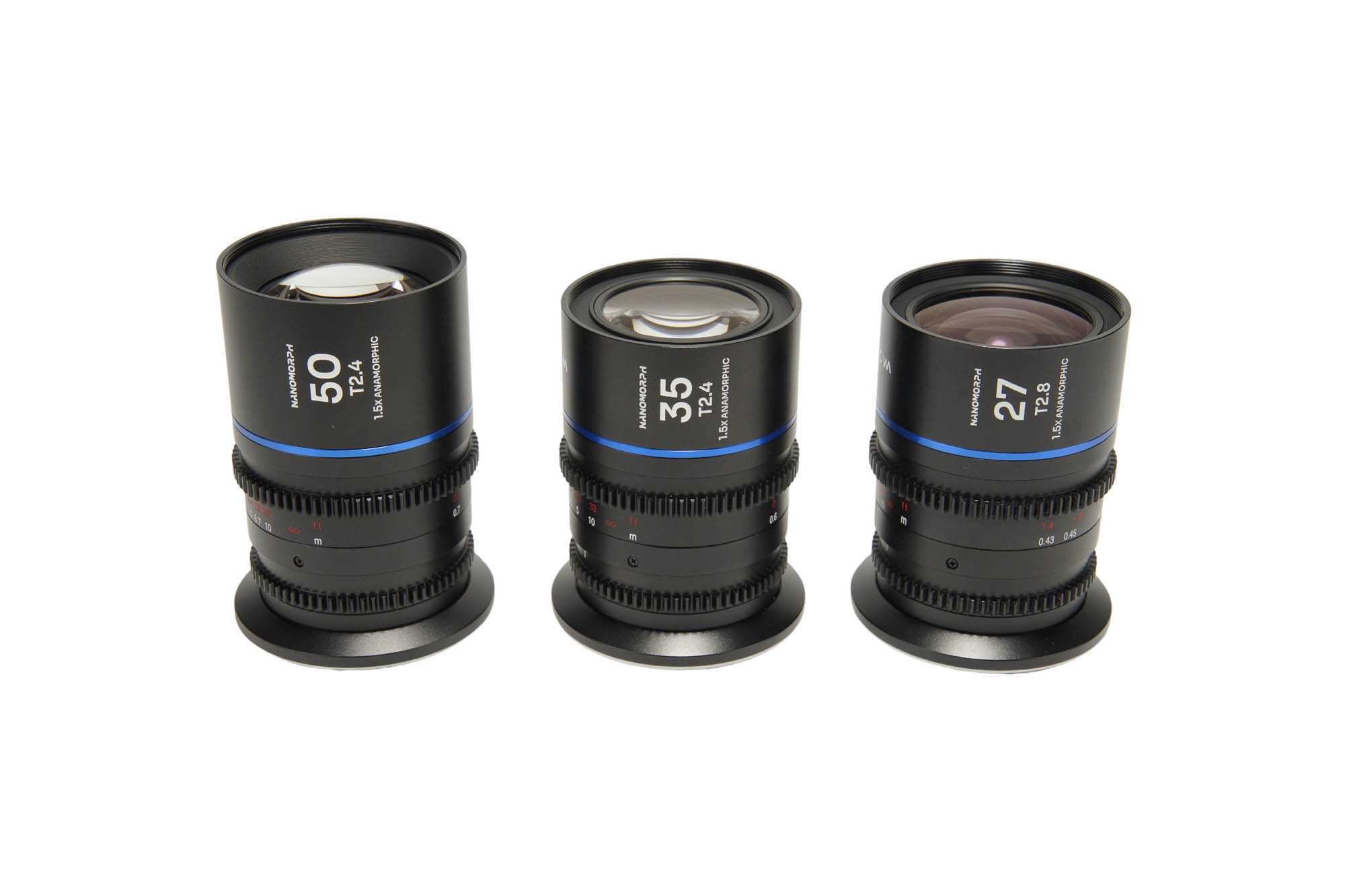 Nanomorph S35 Bundle (27,35,50mm) (Blue) Fuji X - Afbeelding 2