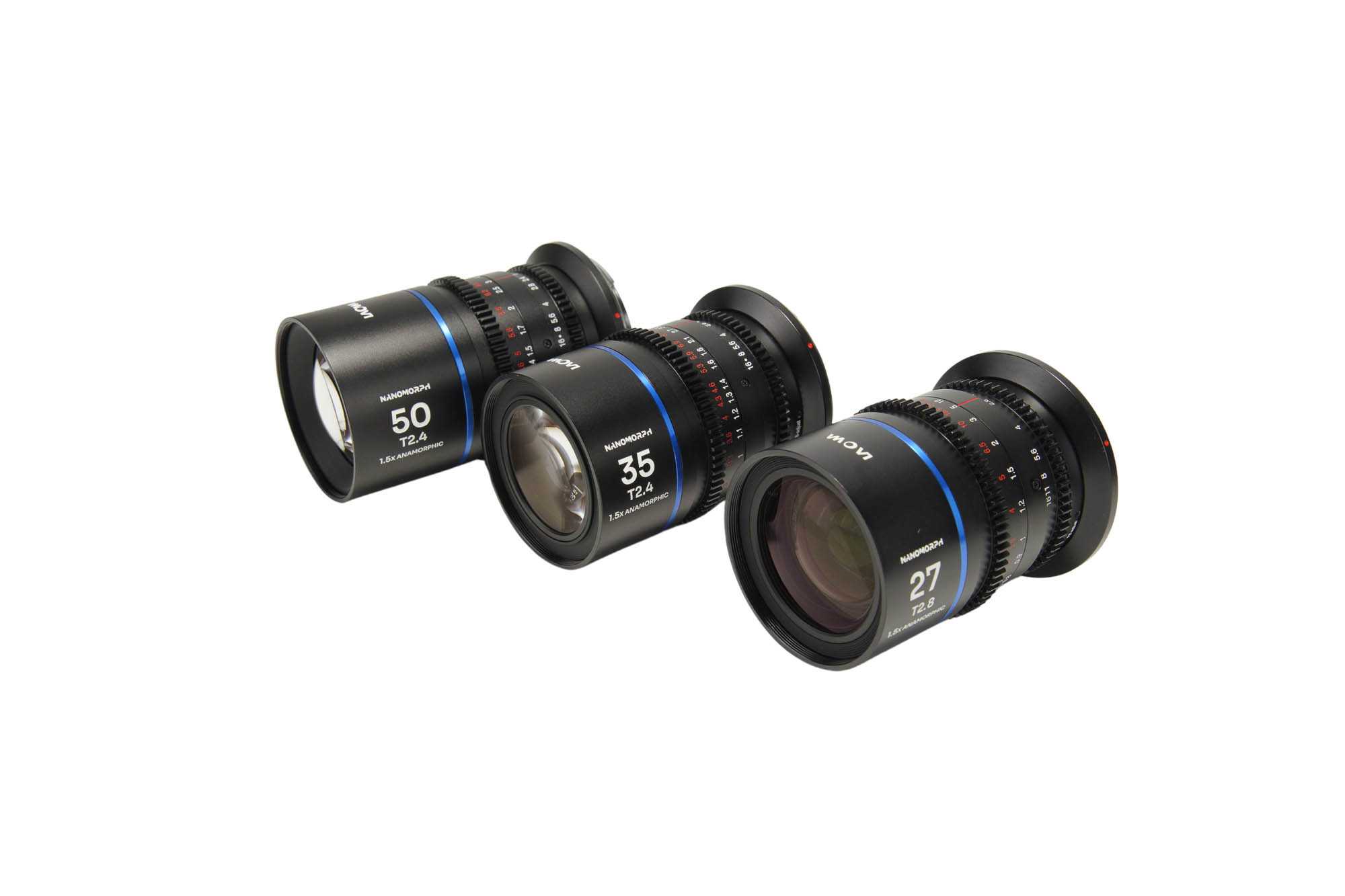 Nanomorph S35 Bundle (27,35,50mm) (Blue) Fuji X - Afbeelding 3