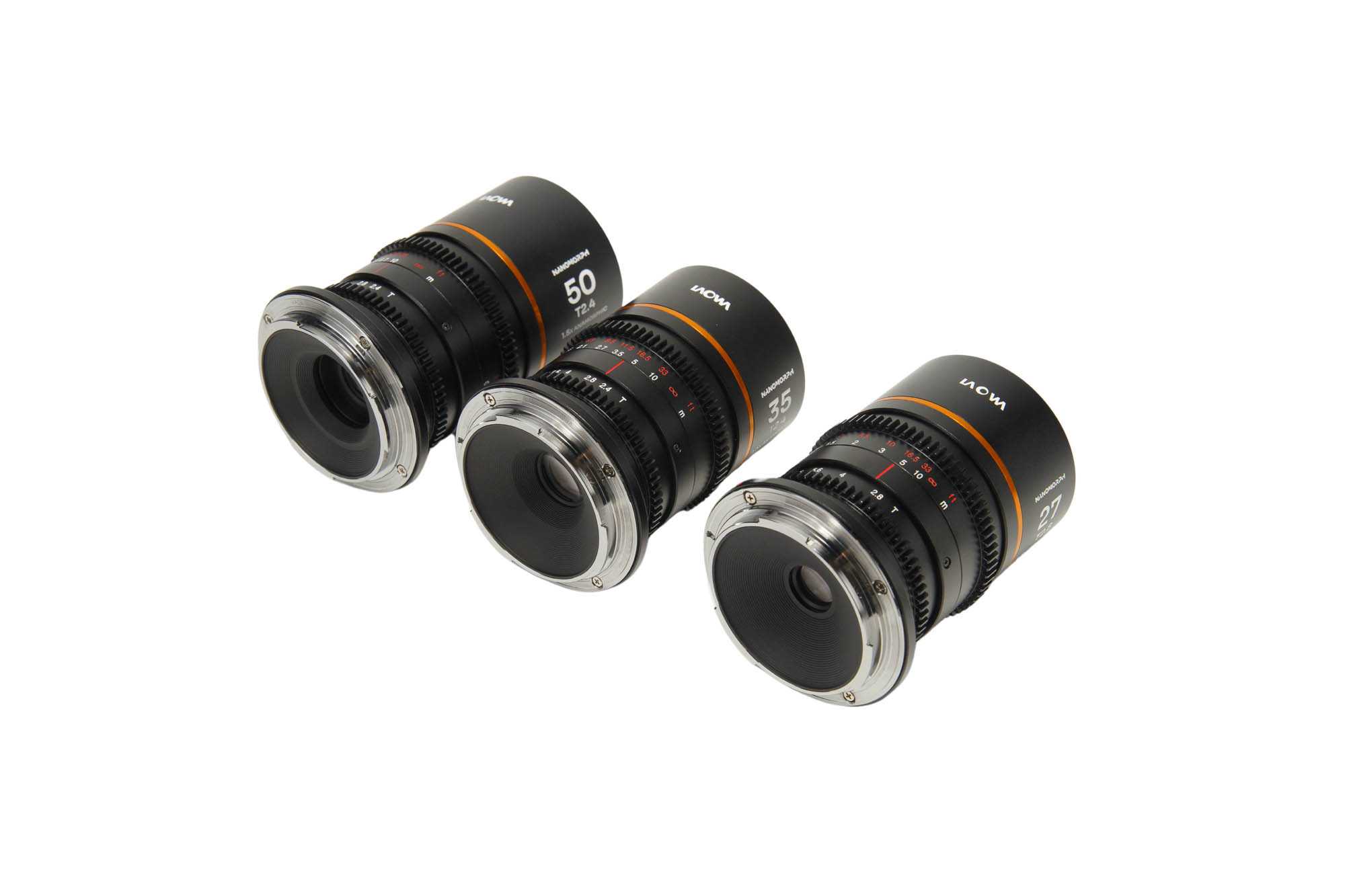 Nanomorph S35 Bundle (27,35,50mm) (Amber) L Mount - Afbeelding 4