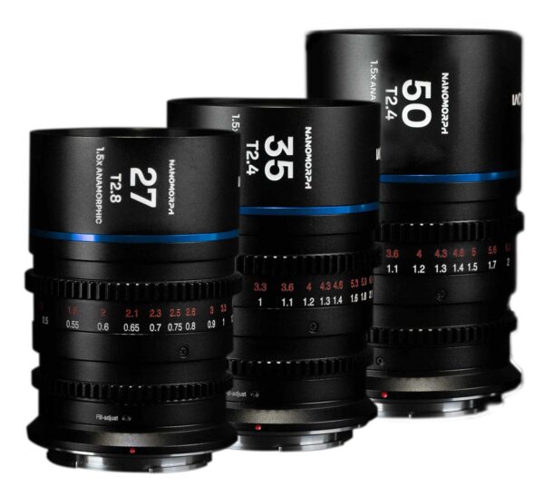 Nanomorph S35 Bundle (27,35,50mm) (Blue) MFT