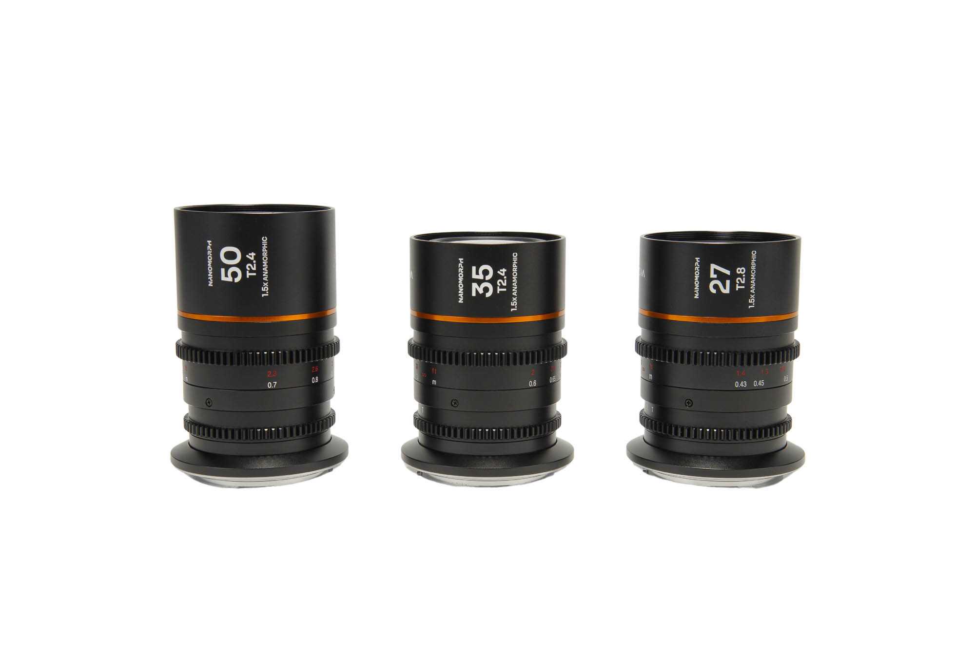 Nanomorph S35 Bundle (27,35,50mm) (Amber) Nikon Z