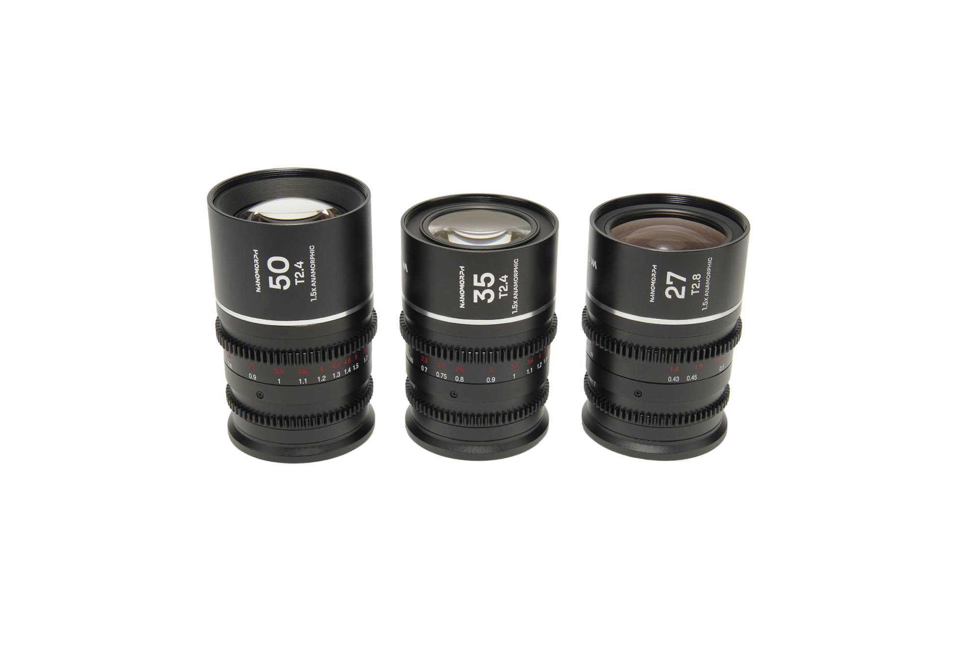 Nanomorph S35 Bundle (27,35,50mm) (Silver) Nikon Z - Afbeelding 2