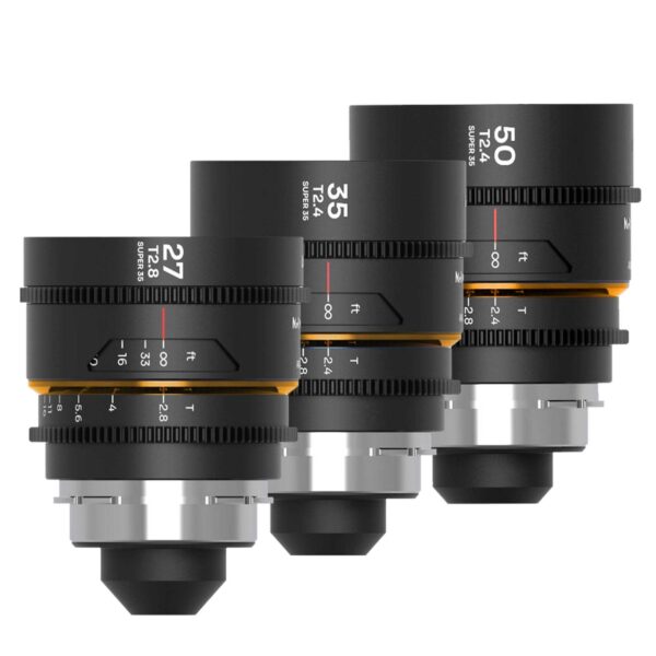 Nanomorph S35 Bundle (27,35,50mm) (Amber) Arri PL+EF