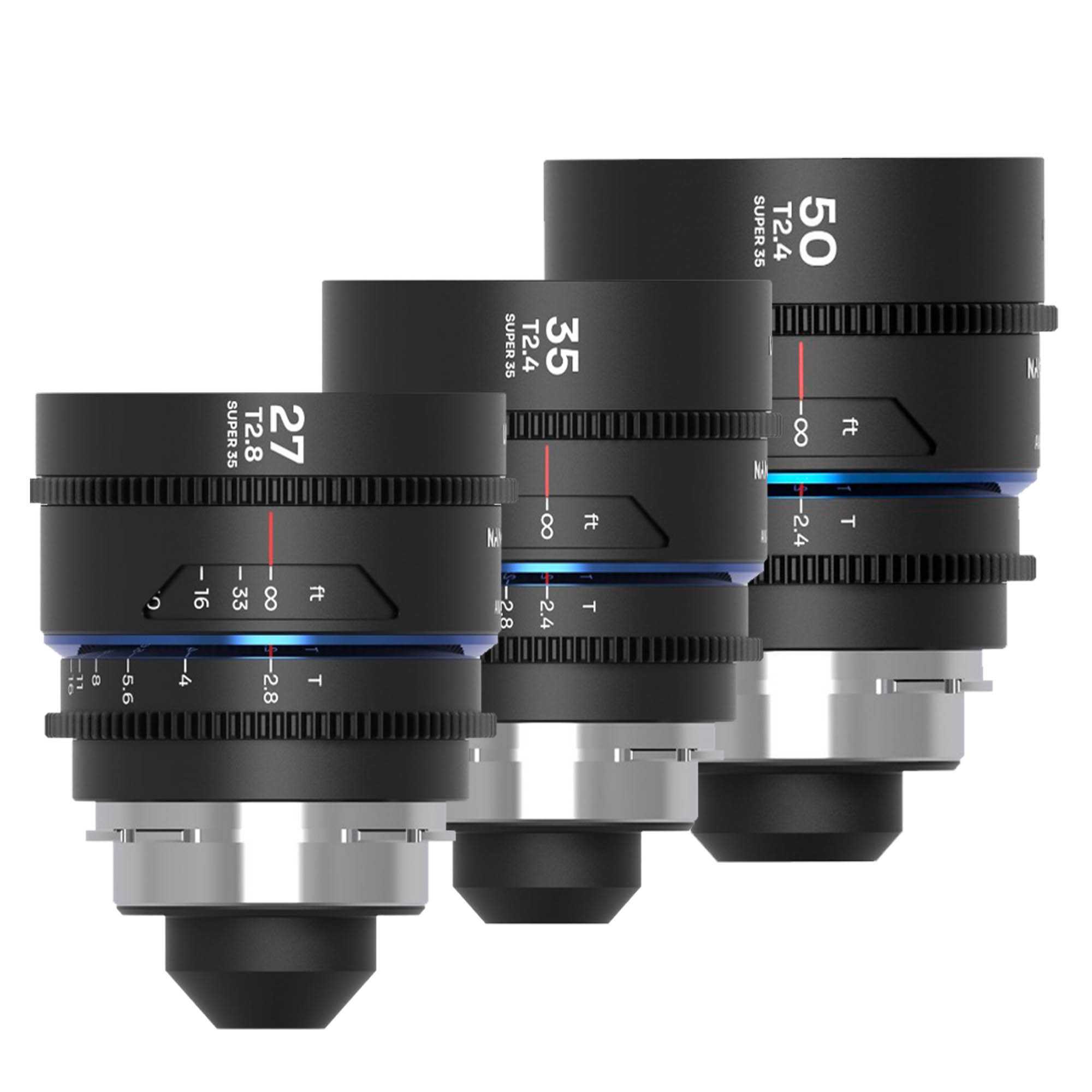 Nanomorph S35 Bundle (27,35,50mm) (Blue) Arri PL+EF