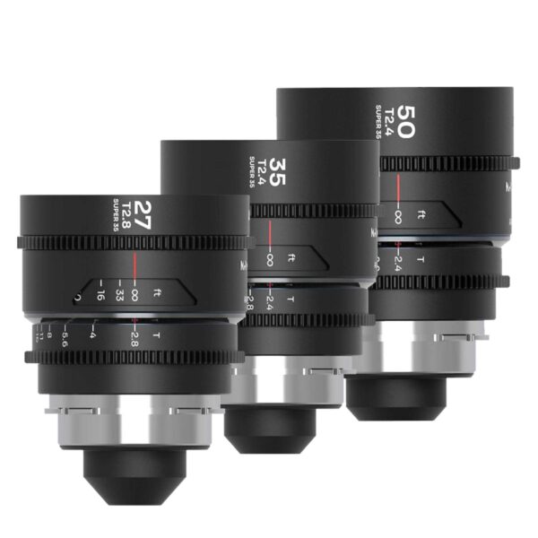 Nanomorph S35 Bundle (27,35,50mm) (Silver) Arri PL+EF