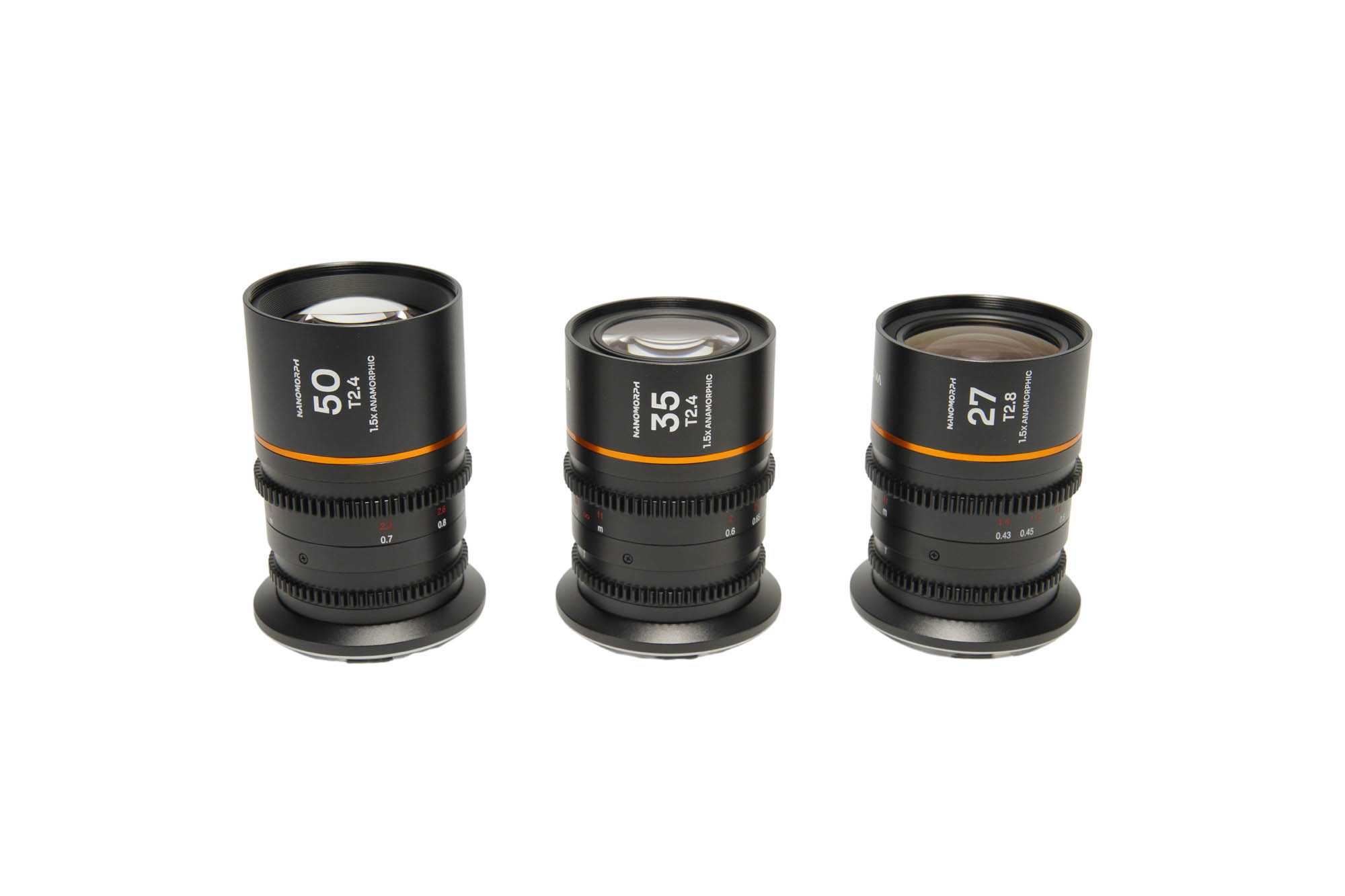Nanomorph S35 Bundle (27,35,50mm) (Amber) Sony E - Afbeelding 2