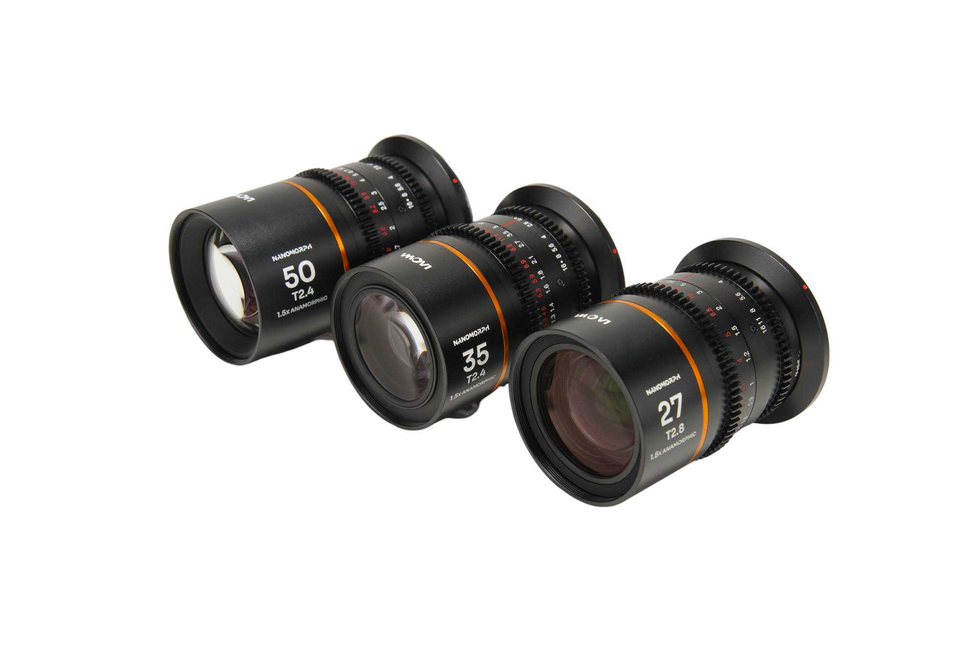 Nanomorph S35 Bundle (27,35,50mm) (Amber) Sony E - Afbeelding 3