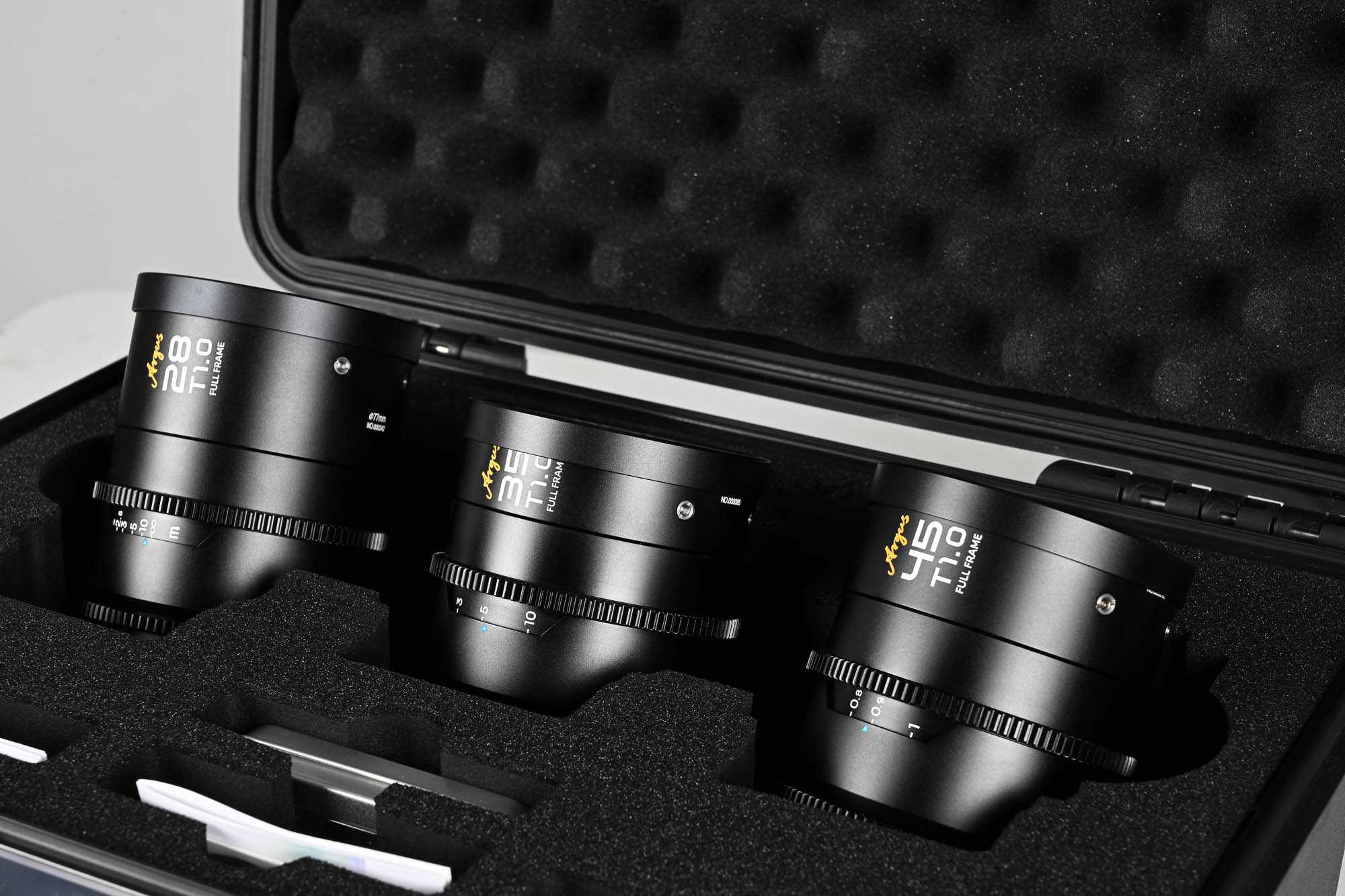 Argus FF Cine 3-Lens Bundle (28mm,35mm,45mm) Sony FE - Afbeelding 3