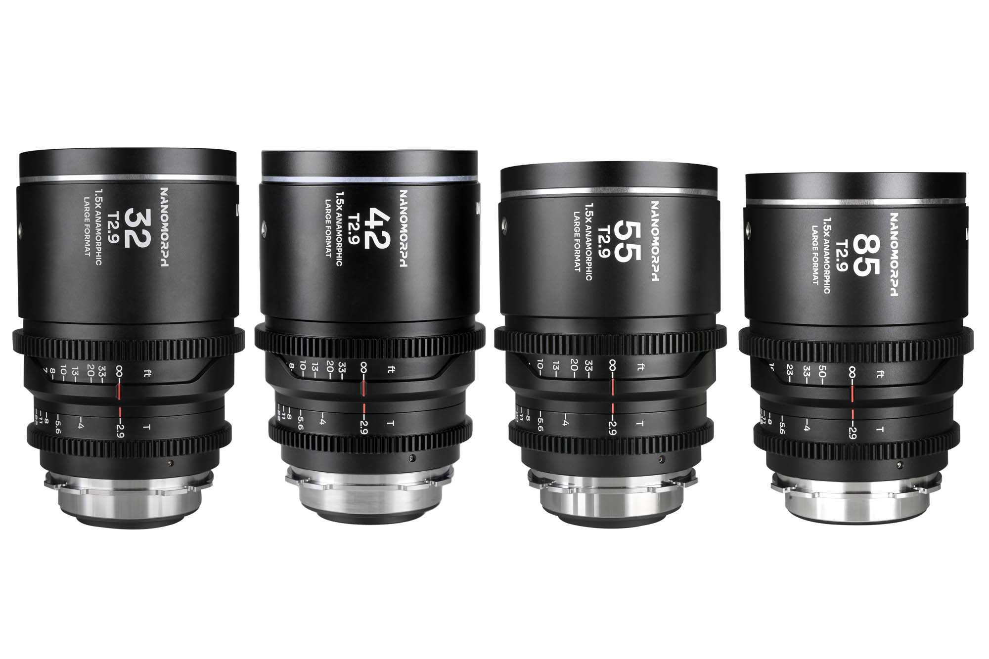 Nanomorph LF 4-Lens Bundle 32/42/55/85mm (Silver)