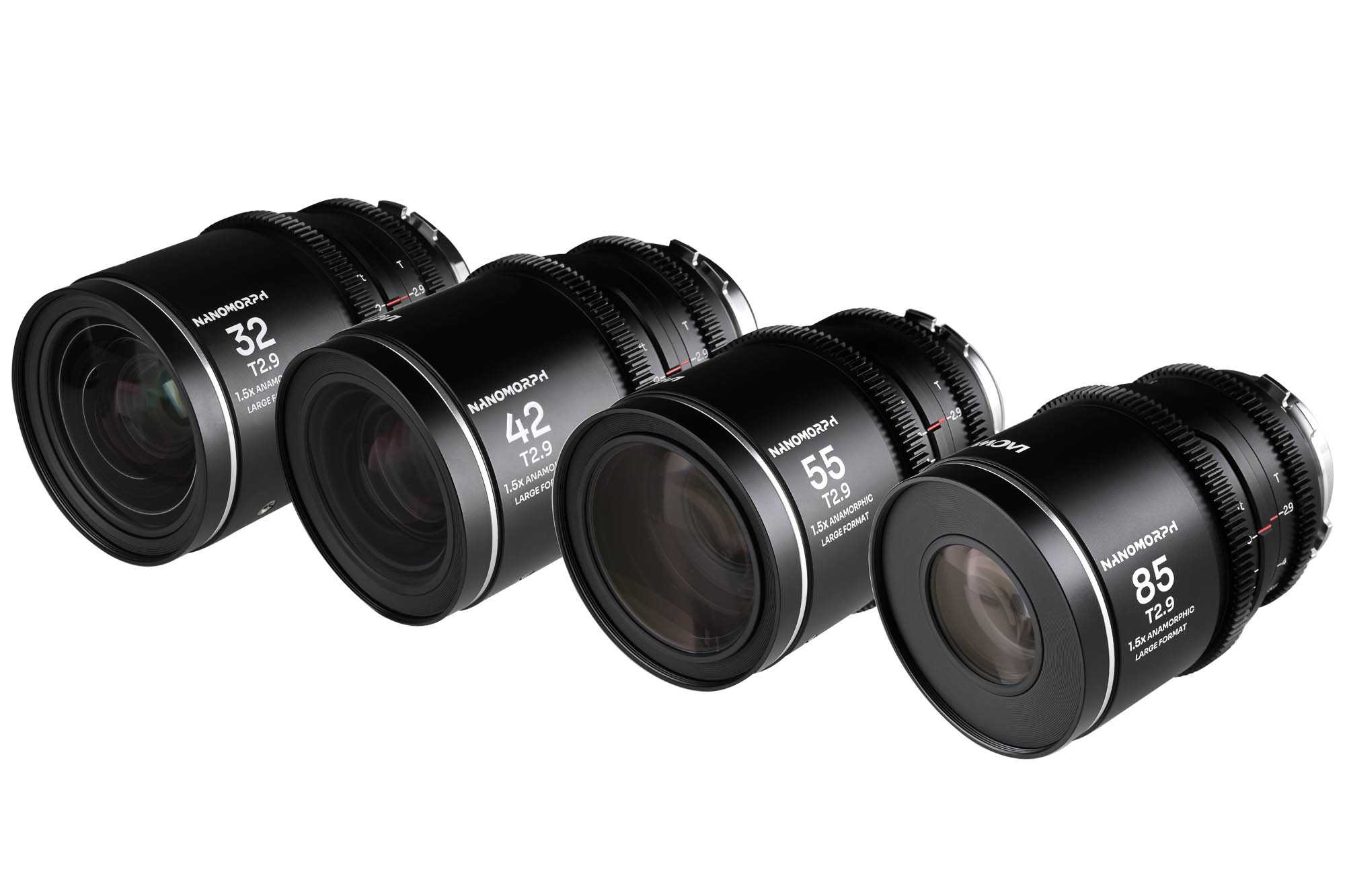 Nanomorph LF 4-Lens Bundle 32/42/55/85mm (Silver) - Afbeelding 2