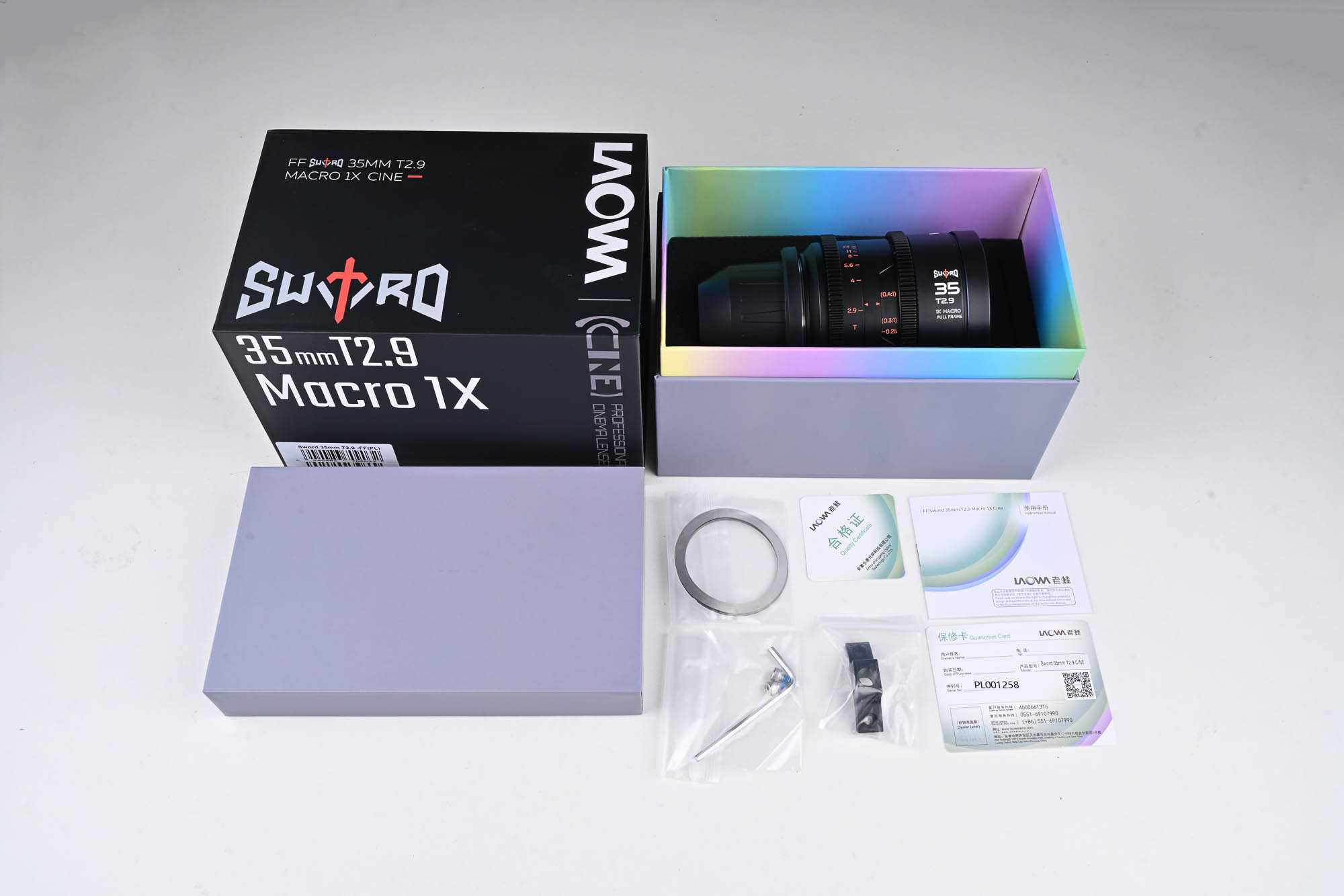 Sword 35mm T2.9 1X Macro Cine Lens - Arri PL - Afbeelding 5