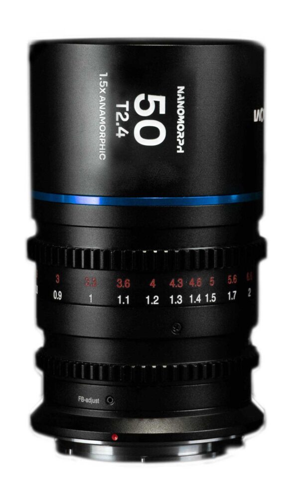Nanomorph 50mm T2.4 1.5X S35 (Blue) Fuji X