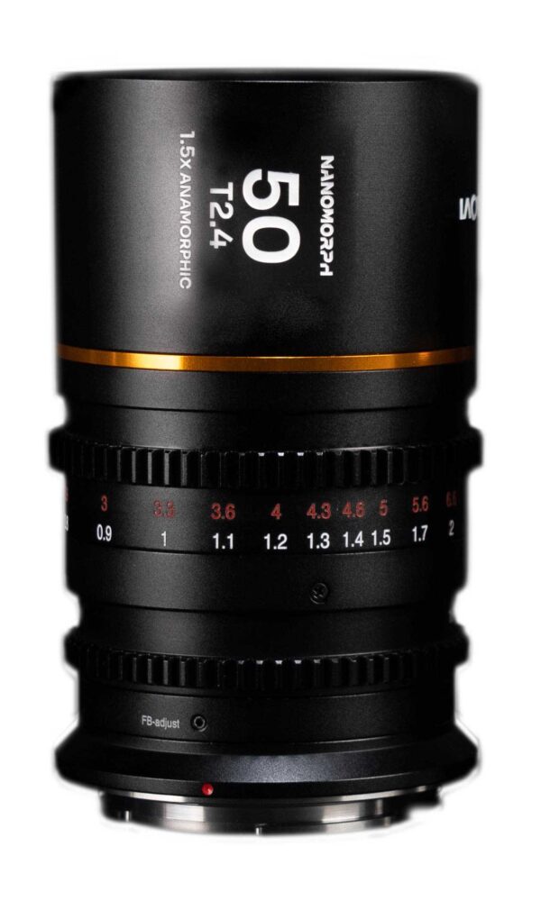 Nanomorph 50mm T2.4 1.5X S35 (Amber) Sony E