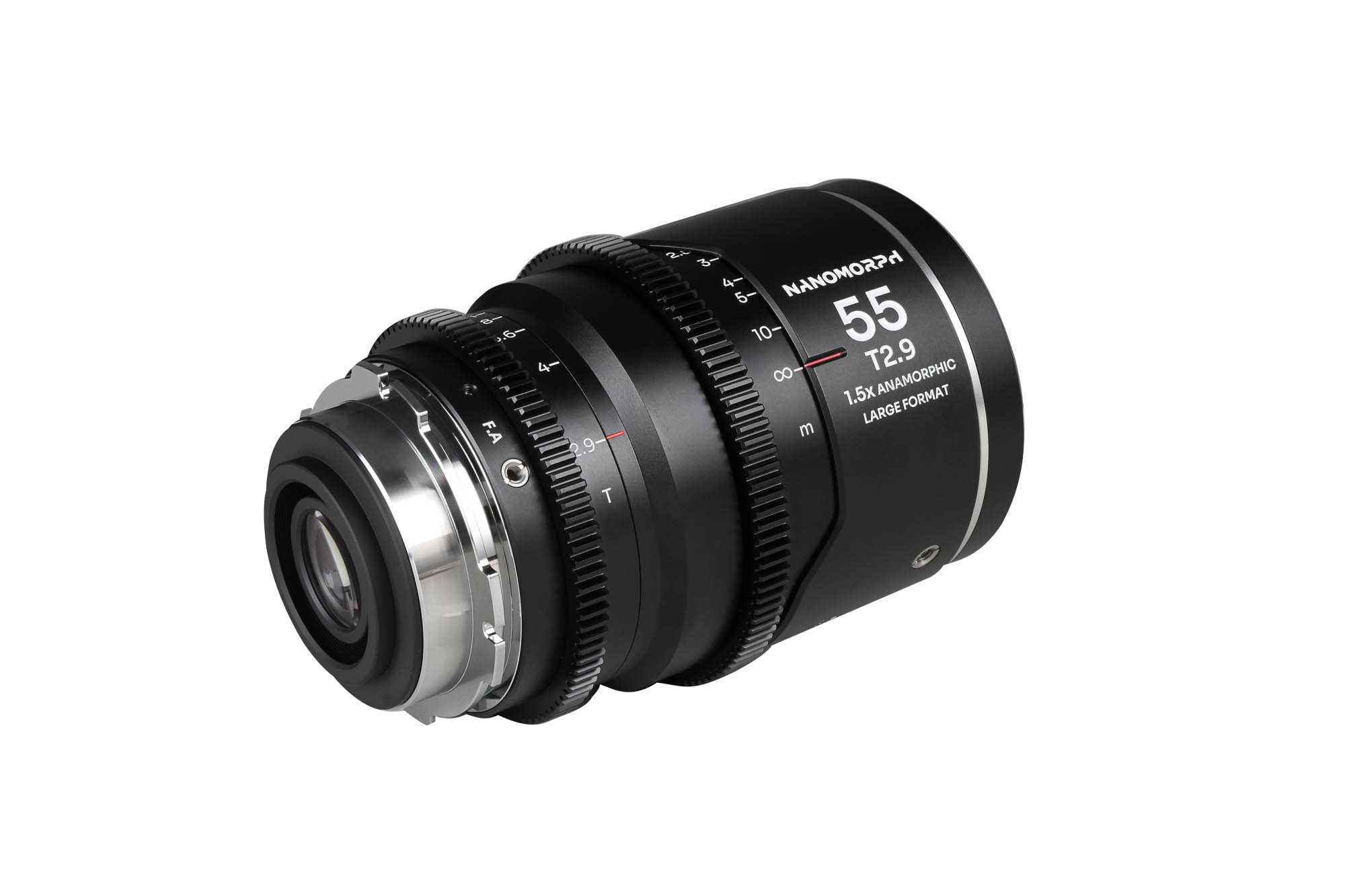 Nanomorph 55mm T2.9 1.5X LF (Silver) PL/EF - Afbeelding 3