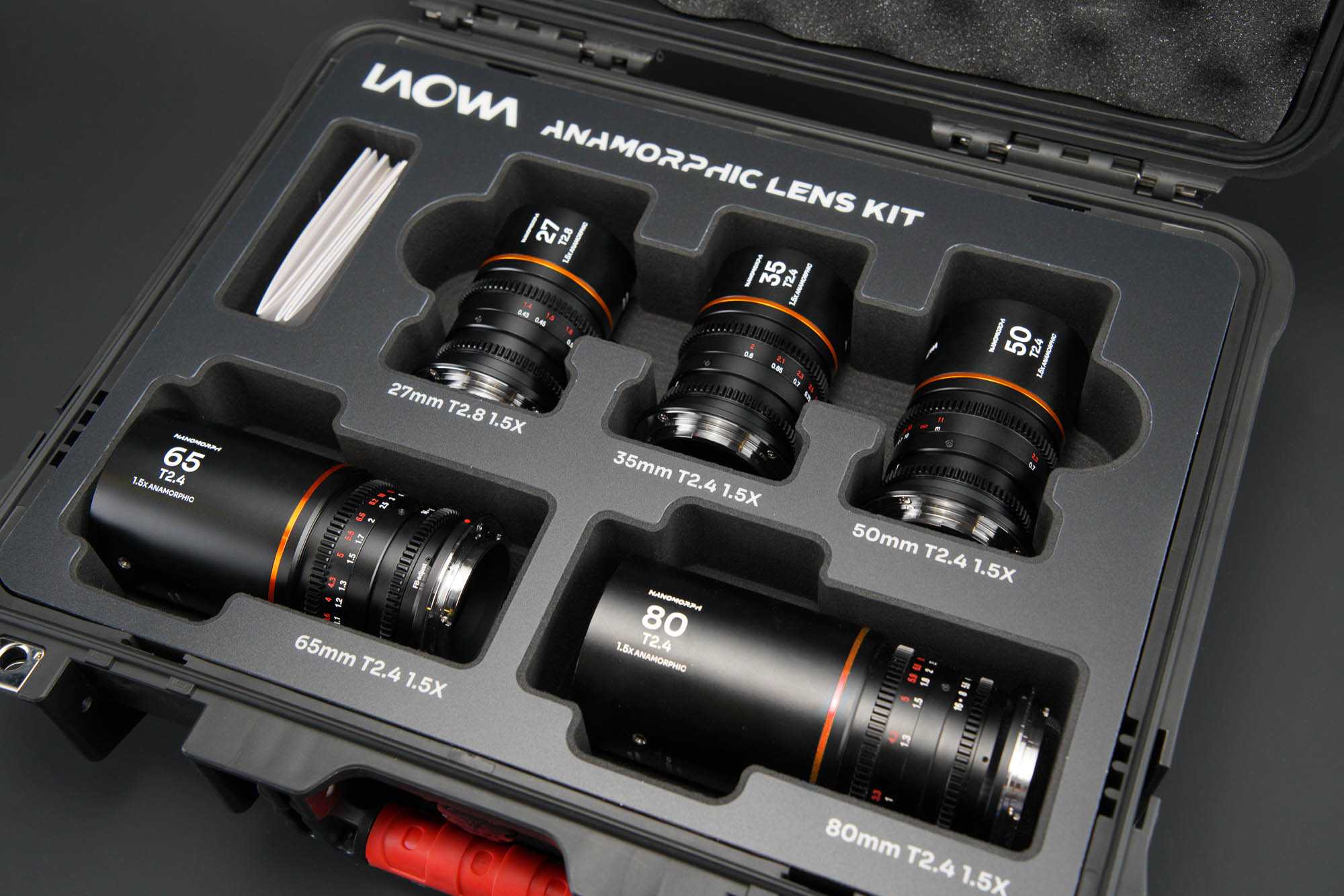 Nanomorph S35 Bundle (27,35,50,65,80mm) (Amber) Canon RF - Afbeelding 4