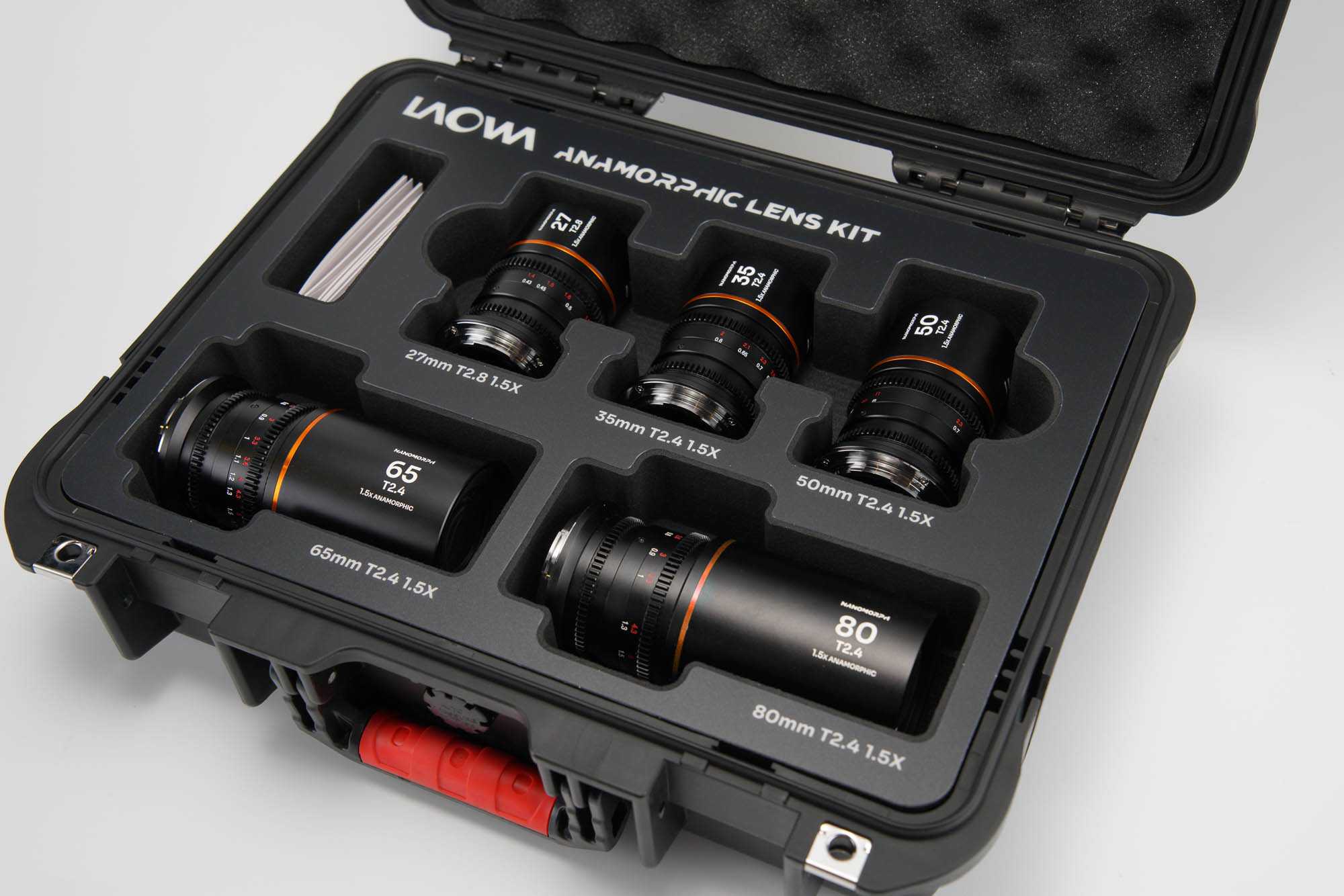 Nanomorph S35 Bundle (27,35,50,65,80mm) (Amber) Fuji X - Afbeelding 5