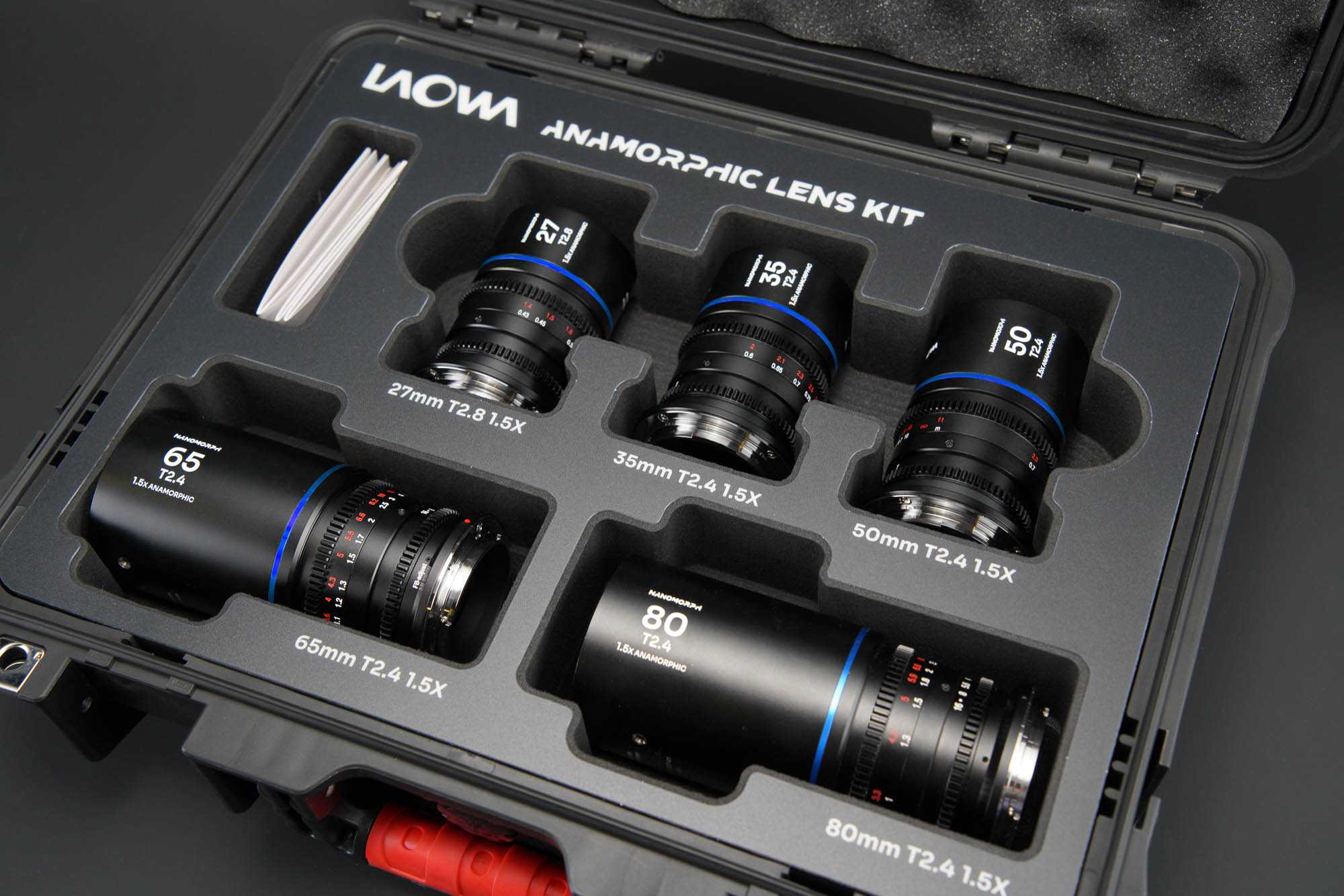 Nanomorph S35 Bundle (27,35,50,65,80mm) (Blue) MFT - Afbeelding 2