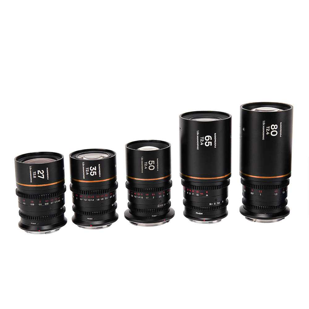 Nanomorph S35 Bundle (27,35,50,65,80mm) (Amber) Nikon Z
