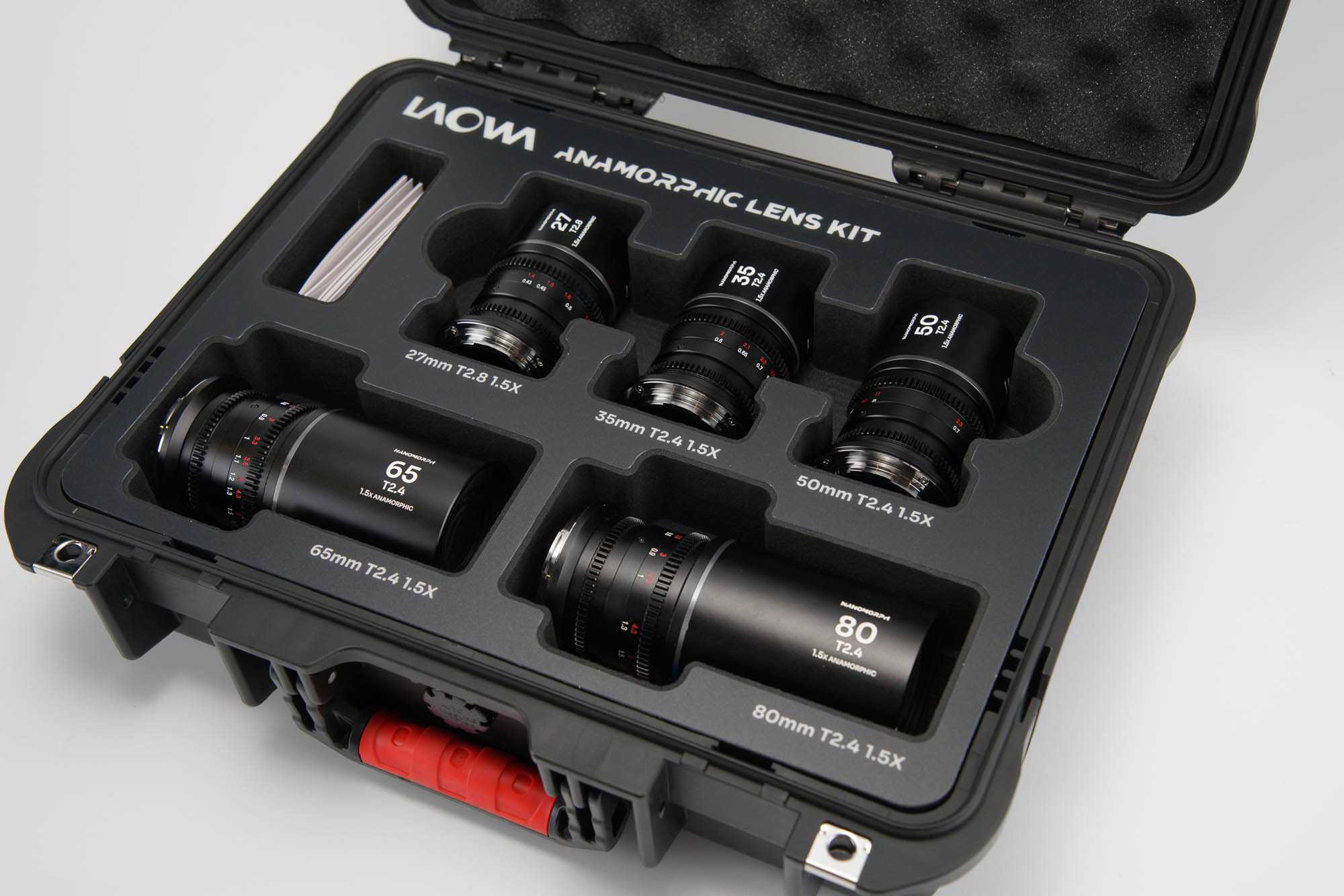 Nanomorph S35 Bundle (27,35,50,65,80mm) (Silver) Nikon Z - Afbeelding 3