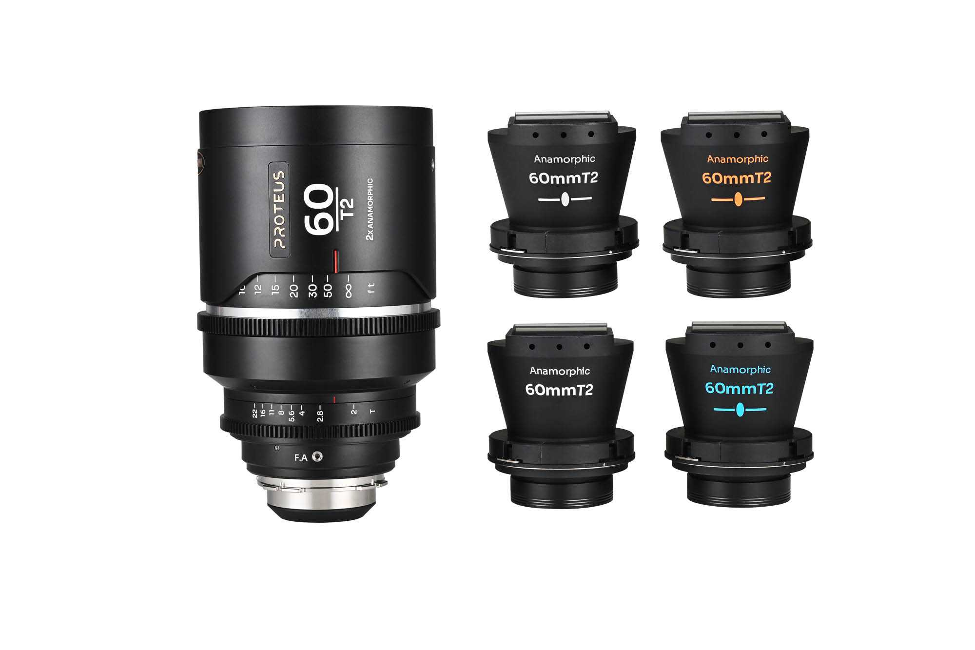 Proteus Flex 2X Anamorphic 60mm T2 - Arri PL+EF - Afbeelding 2