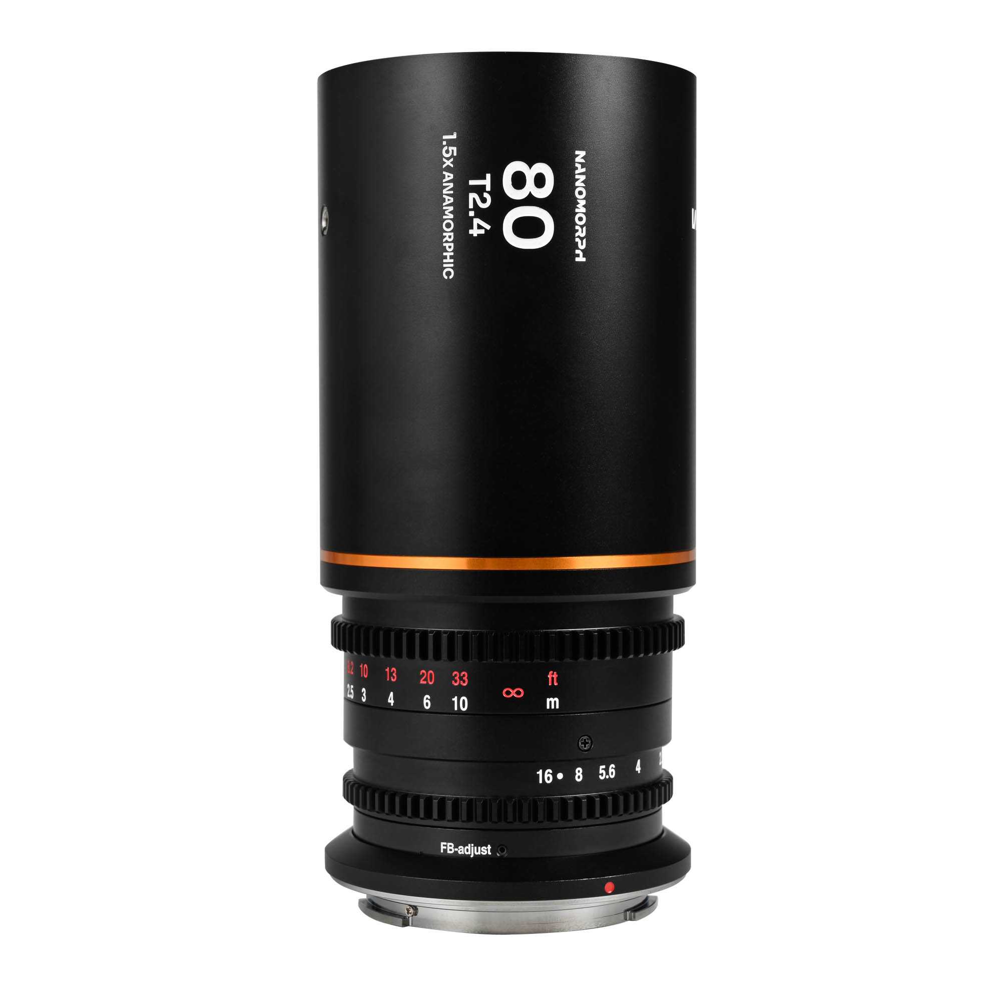 Nanomorph 80mm T2.4 1.5X S35 (Amber) Canon RF