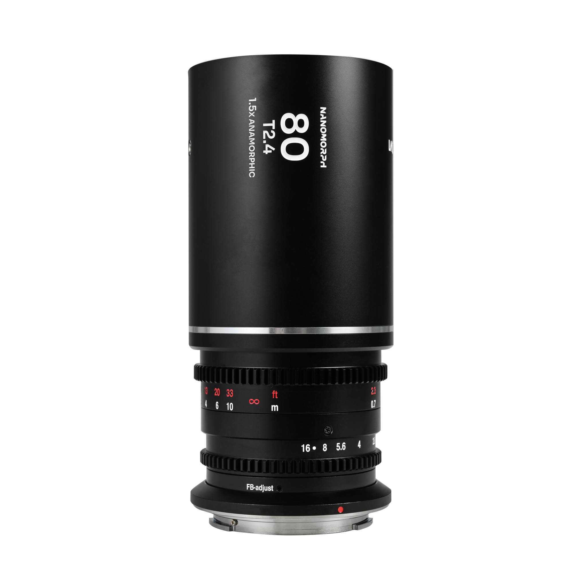 Nanomorph 80mm T2.4 1.5X S35 (Silver) Canon RF