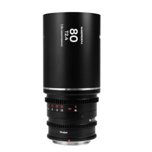 Nanomorph 80mm T2.4 1.5X S35 (Silver) Fuji X