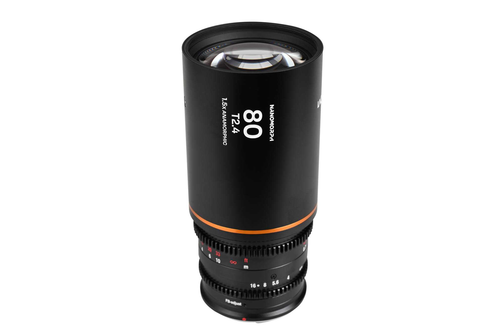 Nanomorph 80mm T2.4 1.5X S35 (Amber) L Mount - Afbeelding 2
