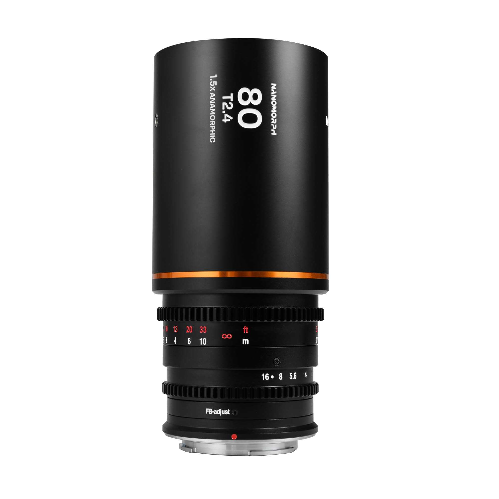 Nanomorph 80mm T2.4 1.5X S35 (Amber) Nikon Z