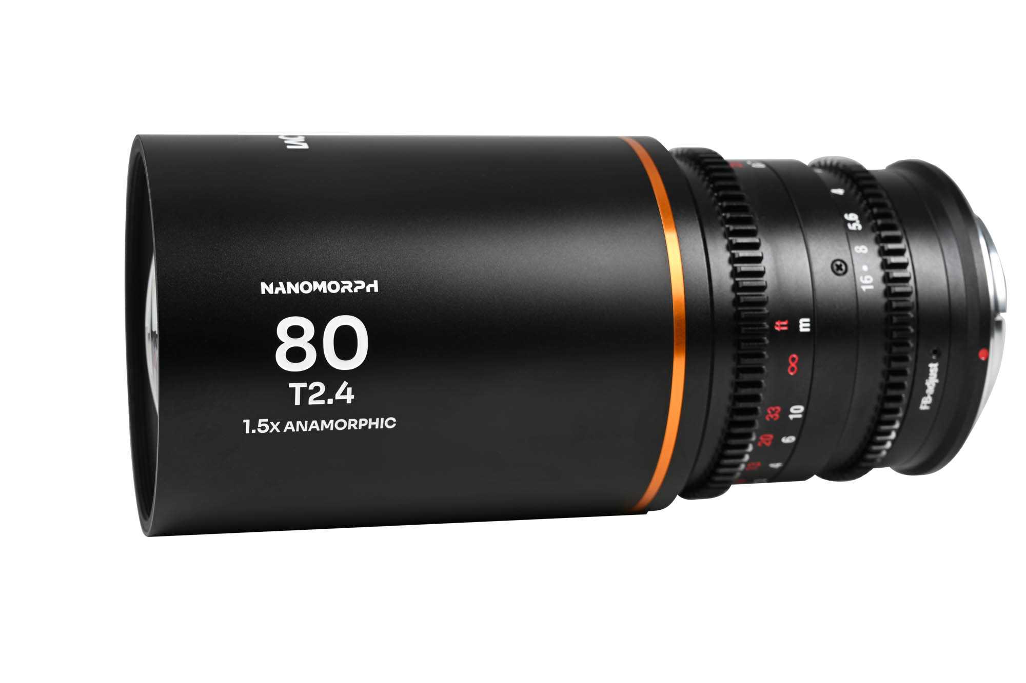 Nanomorph 80mm T2.4 1.5X S35 (Amber) Sony E - Afbeelding 5