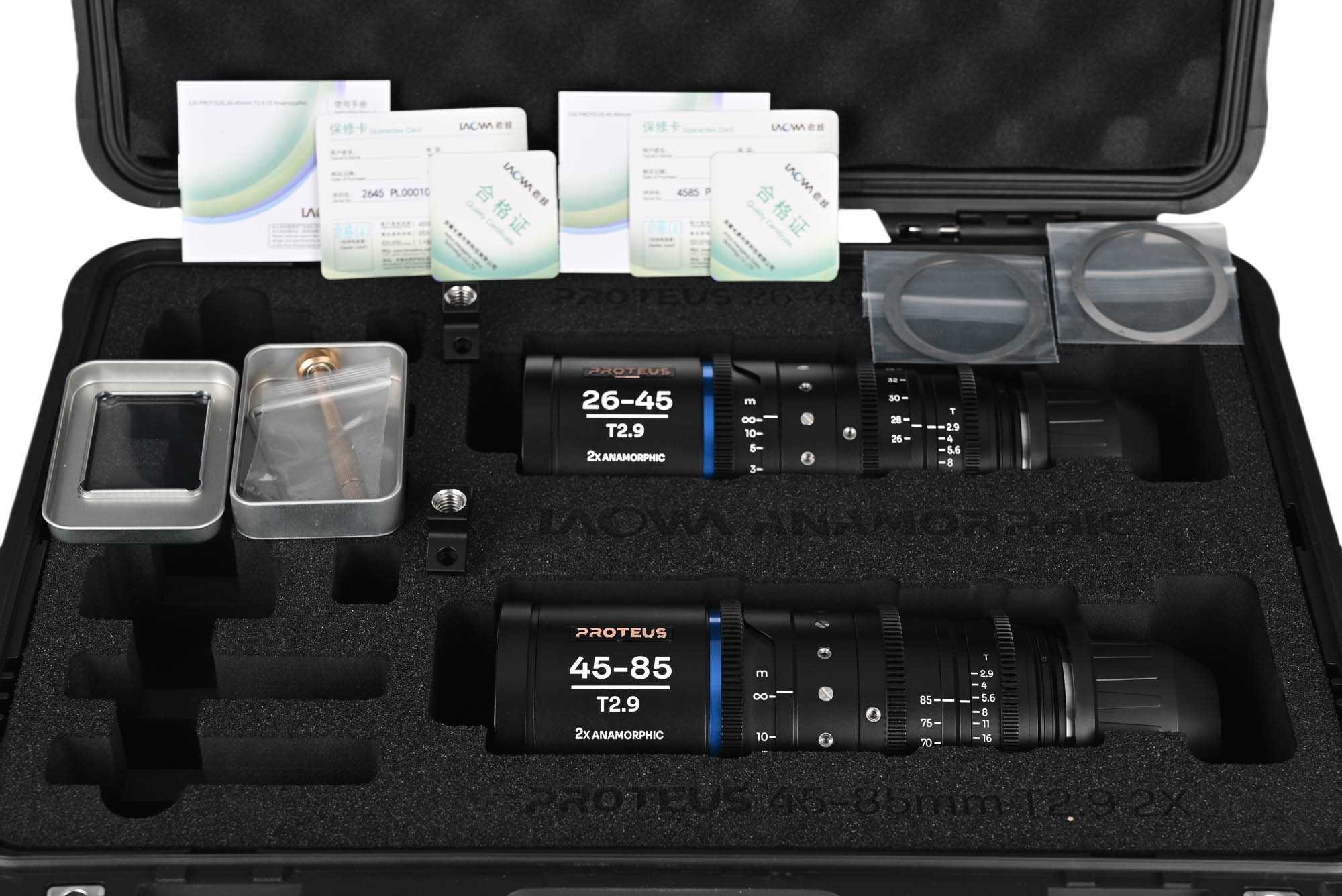 Proteus Zoom Bundle (26-45 & 45-85mm) - Blue - PL + EF - Afbeelding 3