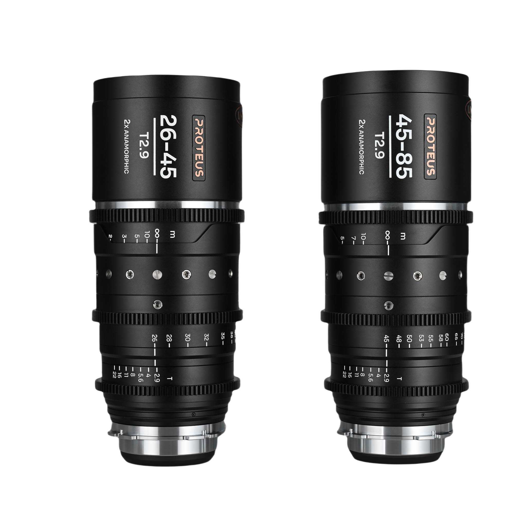 Proteus Zoom Bundle (26-45 & 45-85mm) - Silver - PL + EF