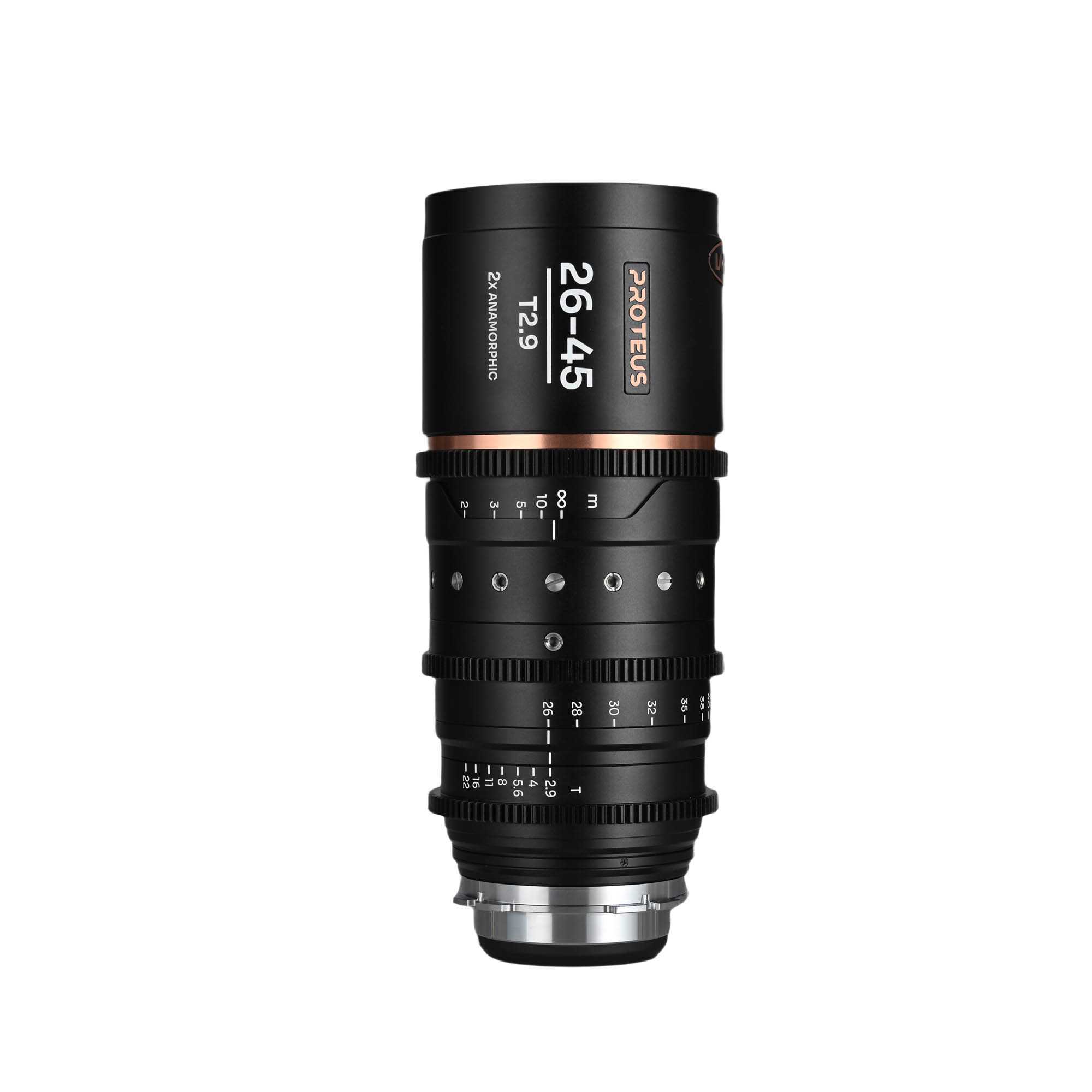 Proteus Zoom 2X Anamorphic 26-45mm T2.9 - Amber - PL + EF