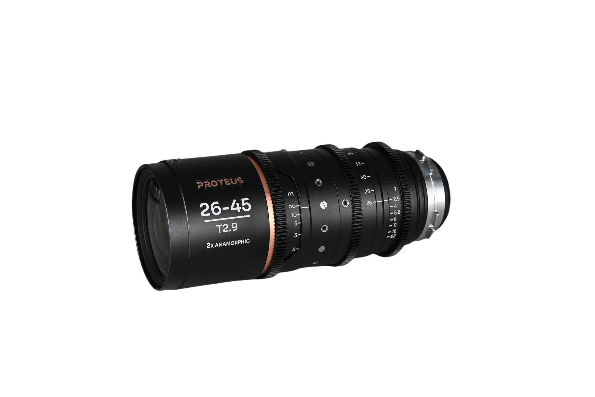 Proteus Zoom 2X Anamorphic 26-45mm T2.9 - Amber - PL + EF - Afbeelding 3