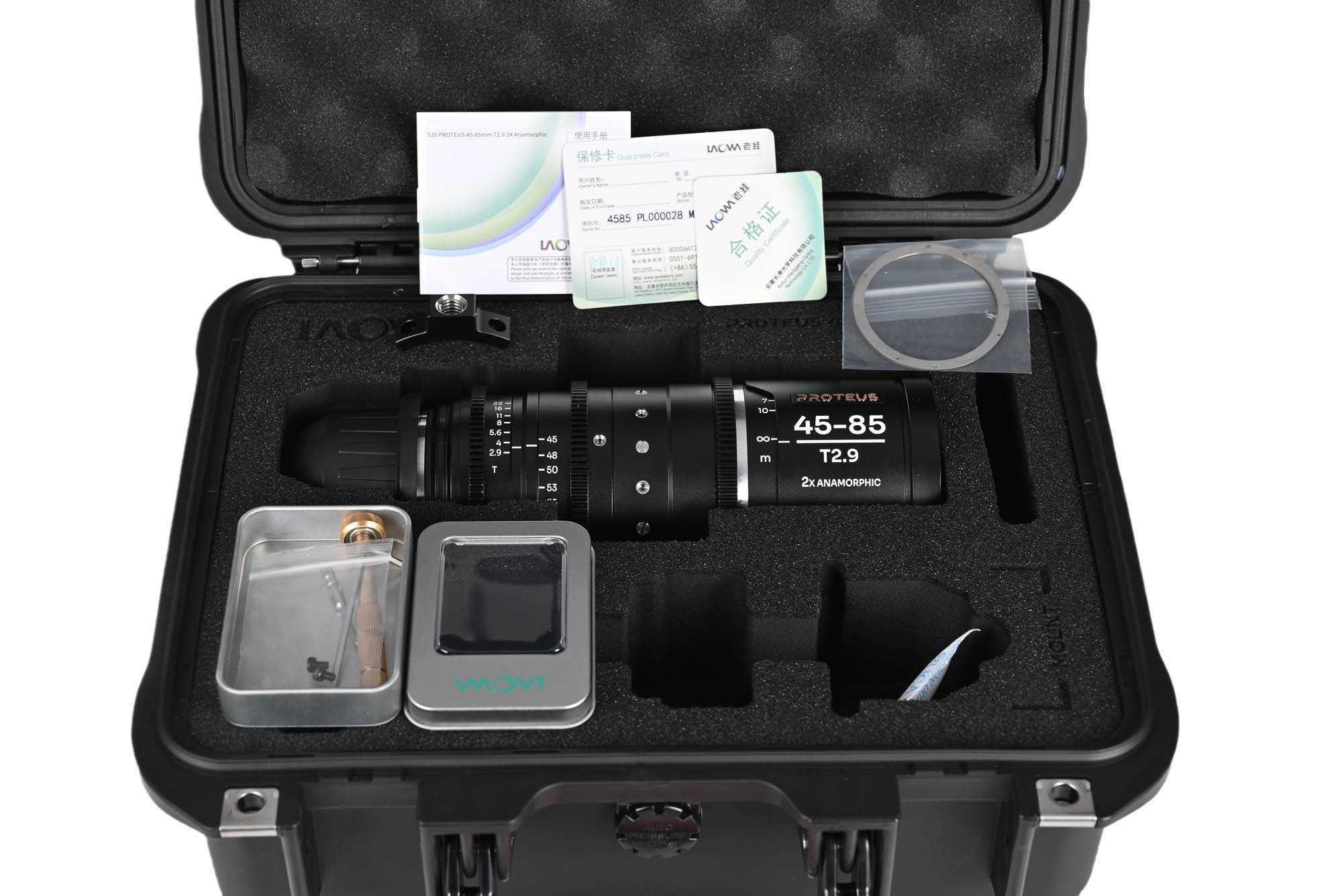 Proteus Zoom 2X Anamorphic 26-45mm T2.9 - Silver - PL + EF - Afbeelding 5