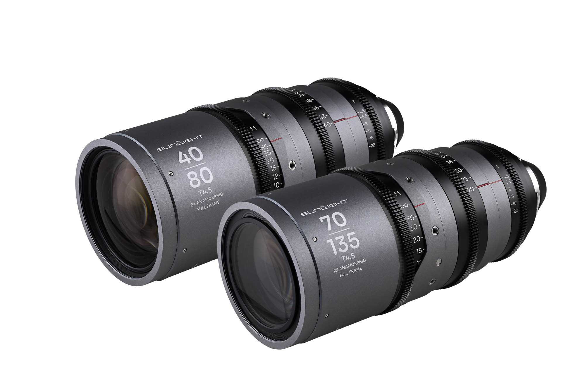 Sunlight FF 2x Anamorphic Zoom Bundle 40-80/70-135mm Clear - Afbeelding 3
