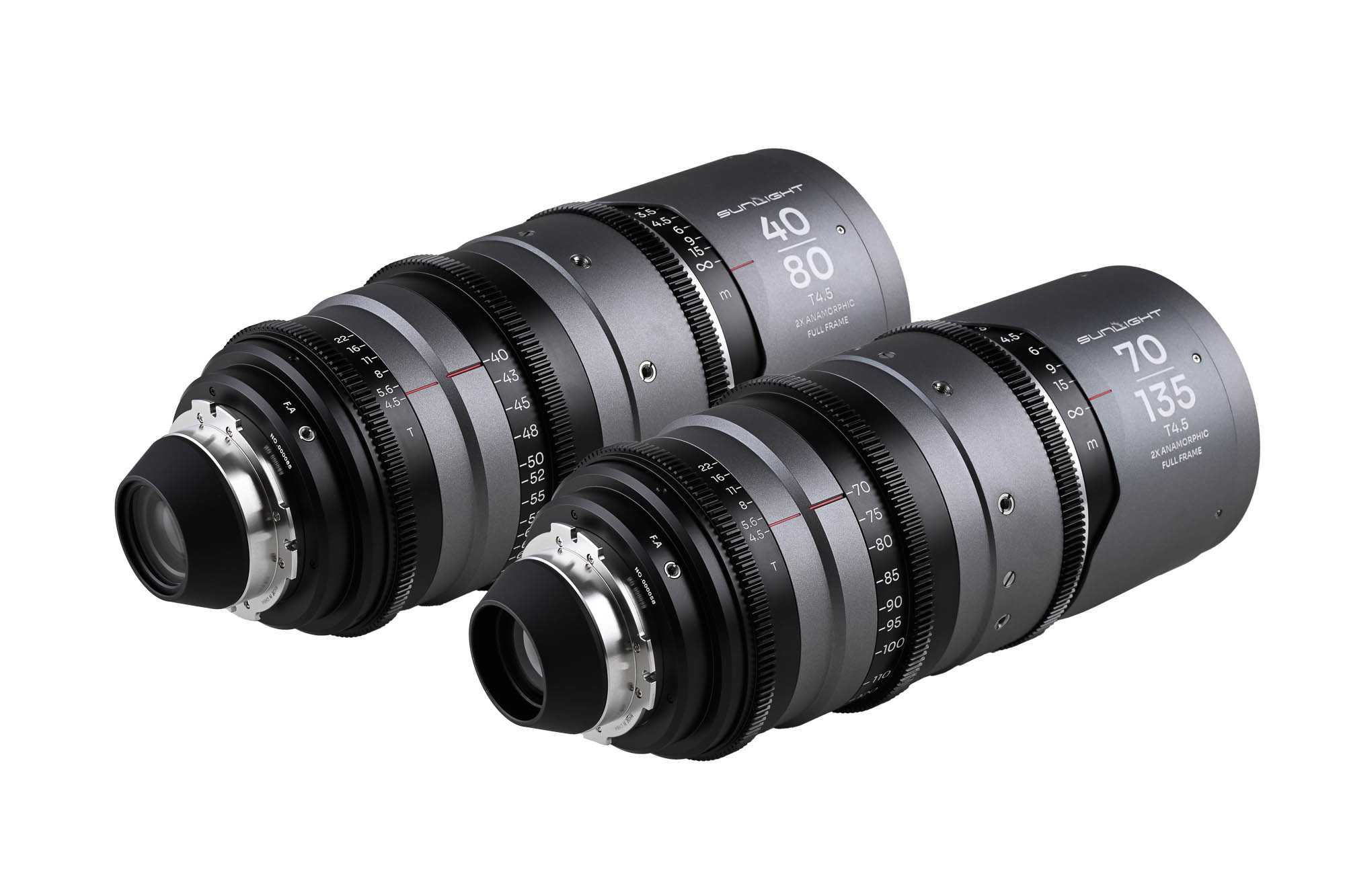 Sunlight FF 2x Anamorphic Zoom Bundle 40-80/70-135mm Silver - Afbeelding 4